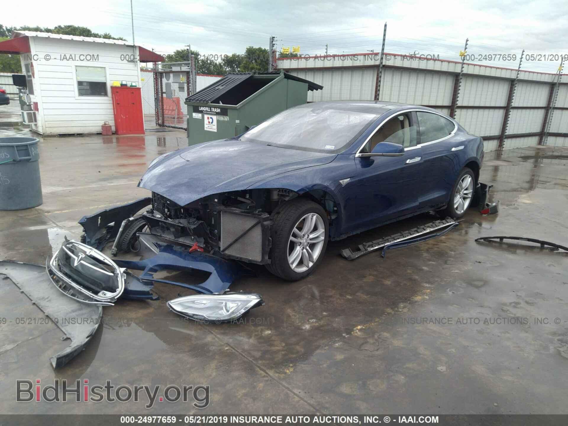 2015 TESLA MODEL S - VIN: 5YJSA1S27FF092051 - Фото 2