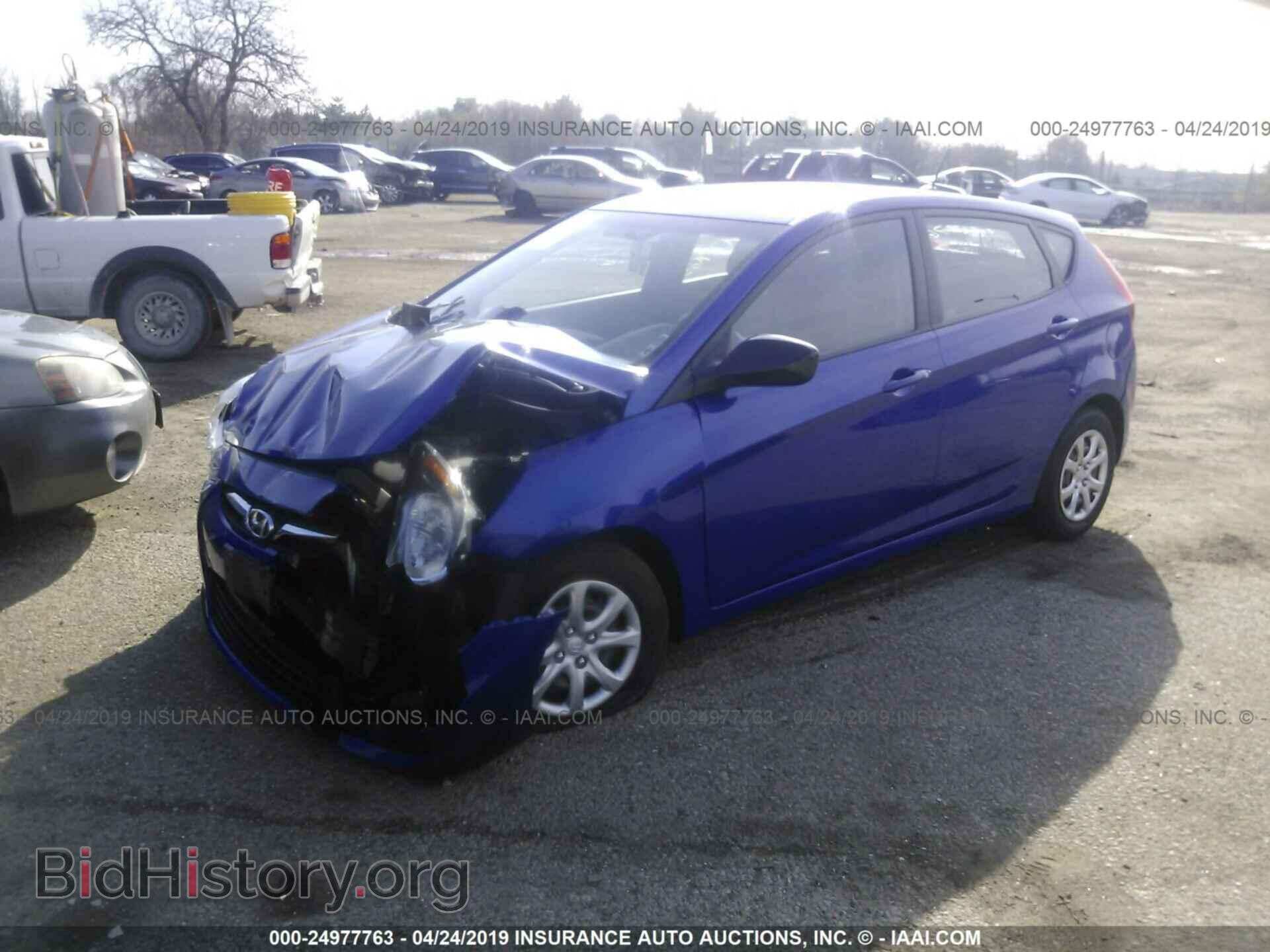 2012 HYUNDAI ACCENT - VIN: KMHCT5AE4CU016335 - Фото 2