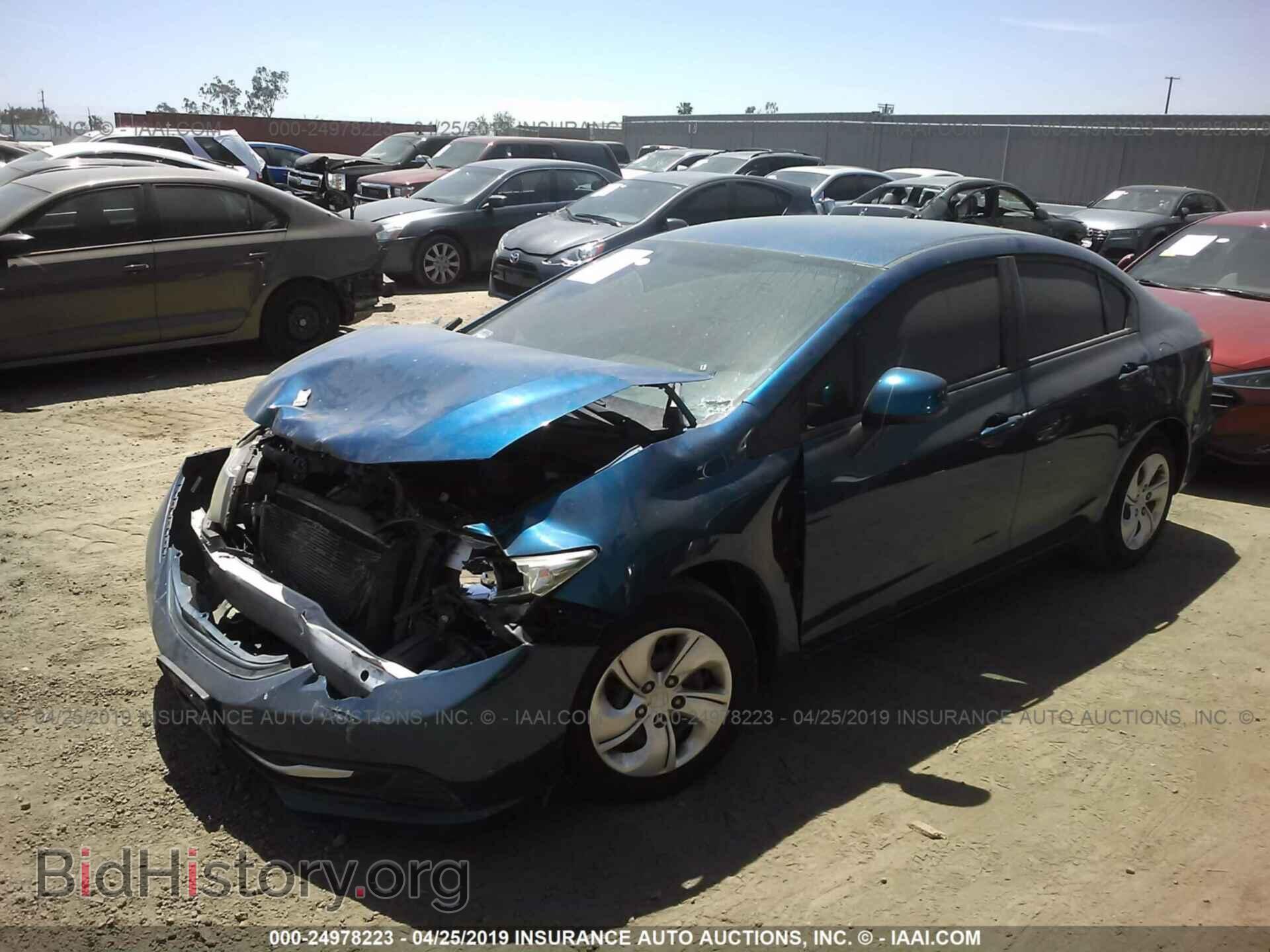 2013 HONDA CIVIC - VIN: 19XFB2F59DE208698 - Фото 2
