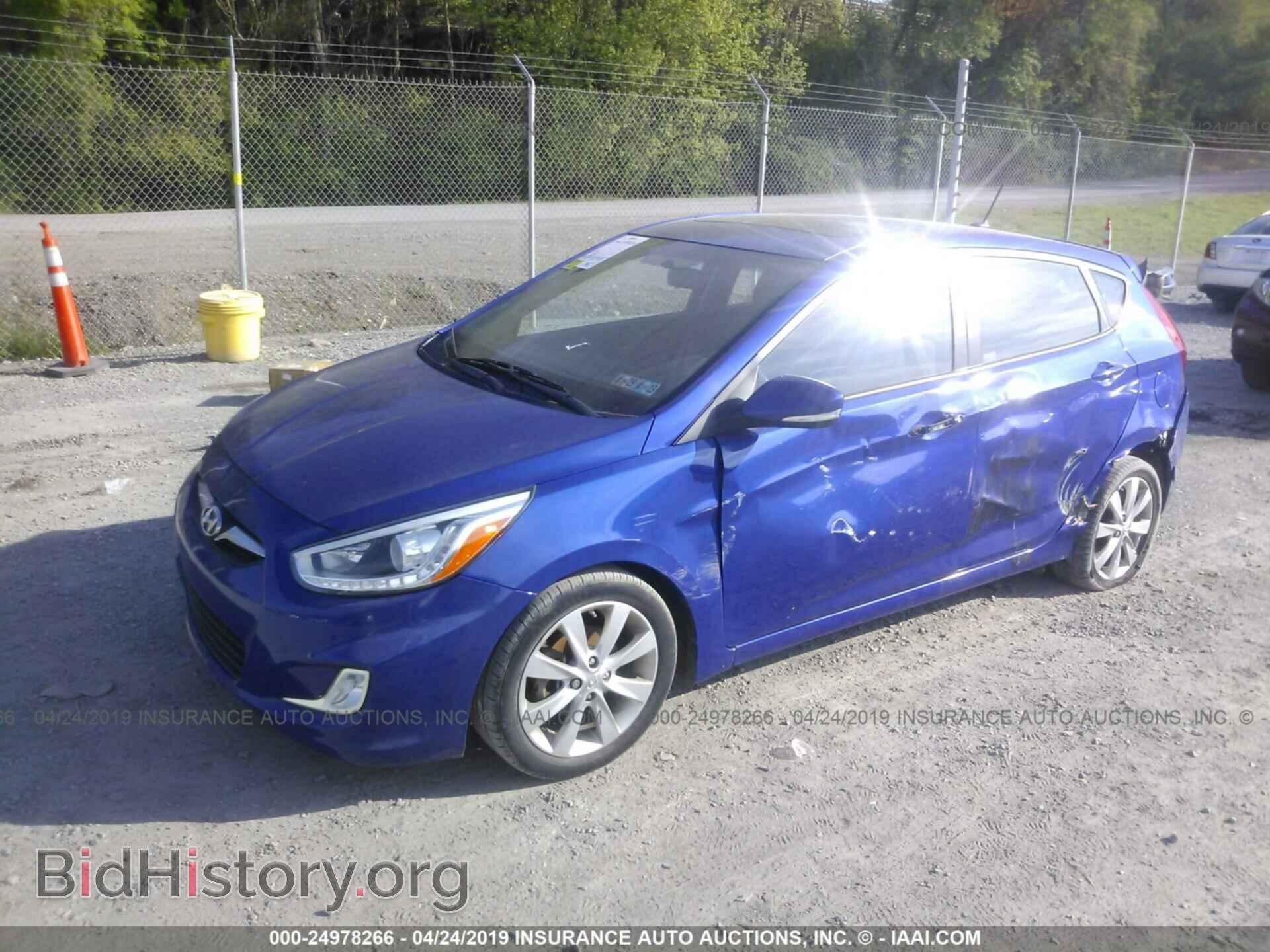 2014 HYUNDAI ACCENT - VIN: KMHCU5AE9EU161287 - Фото 2