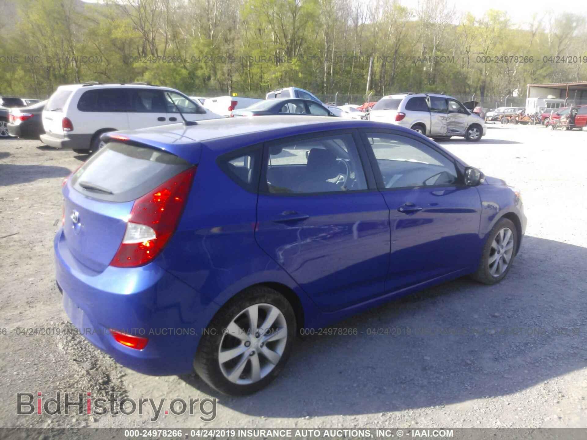 2014 HYUNDAI ACCENT - VIN: KMHCU5AE9EU161287 - Фото 4