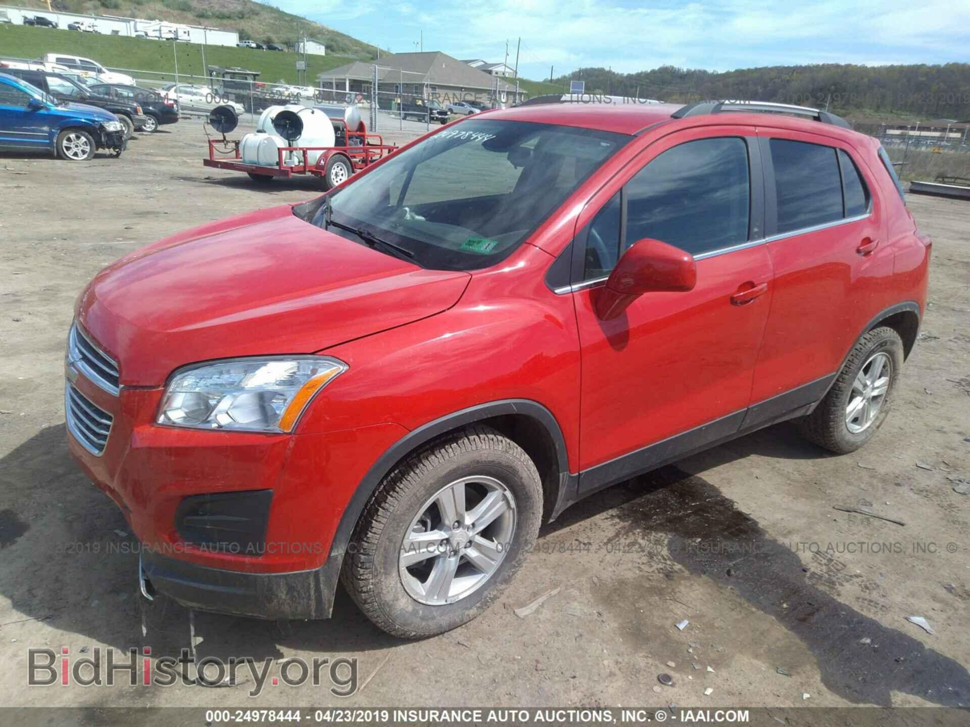2015 CHEVROLET TRAX - VIN: 3GNCJRSB2FL242756 - Фото 2