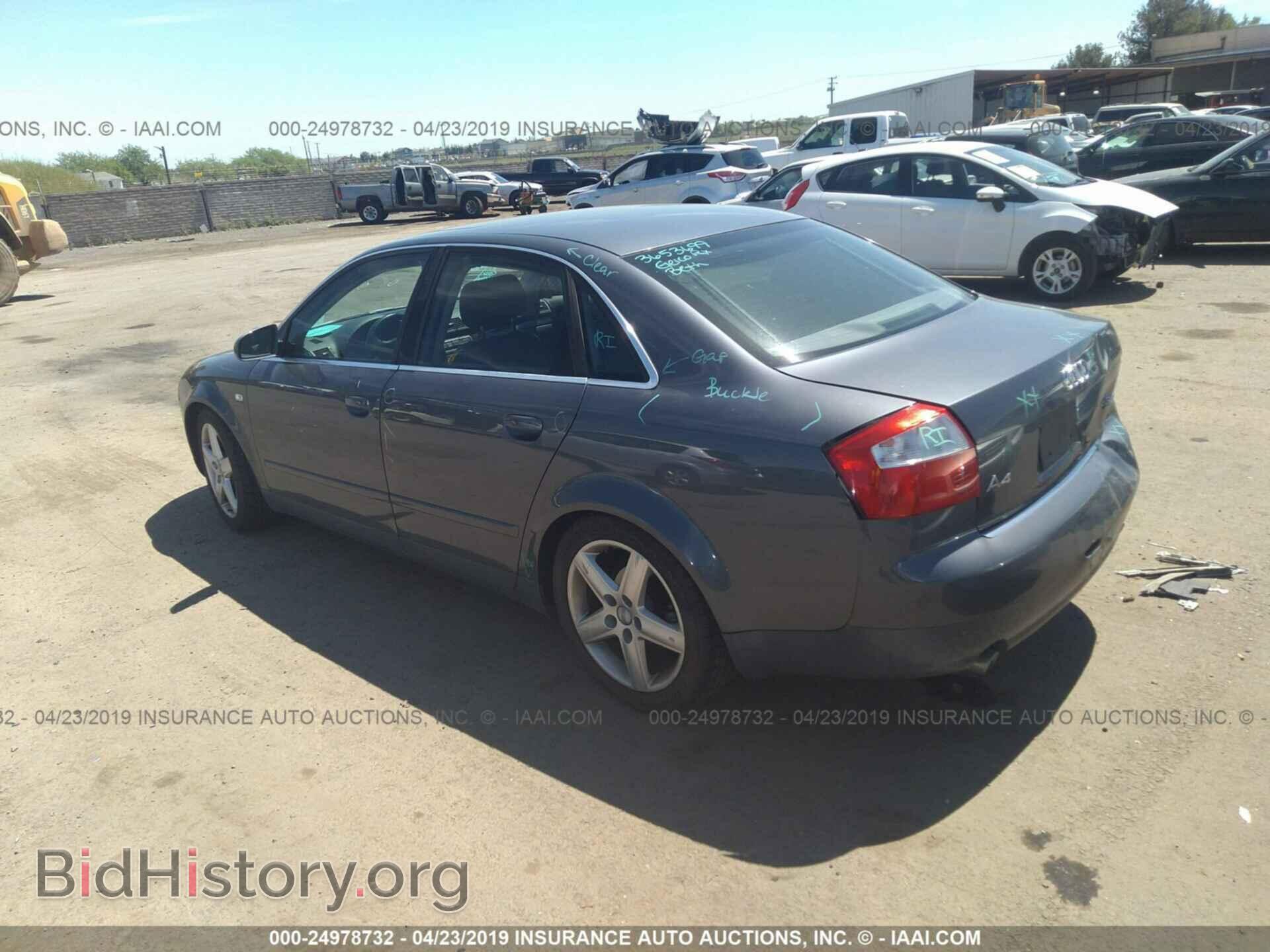 2002 AUDI A4 - VIN: WAULT68E82A228202 - Photo 3