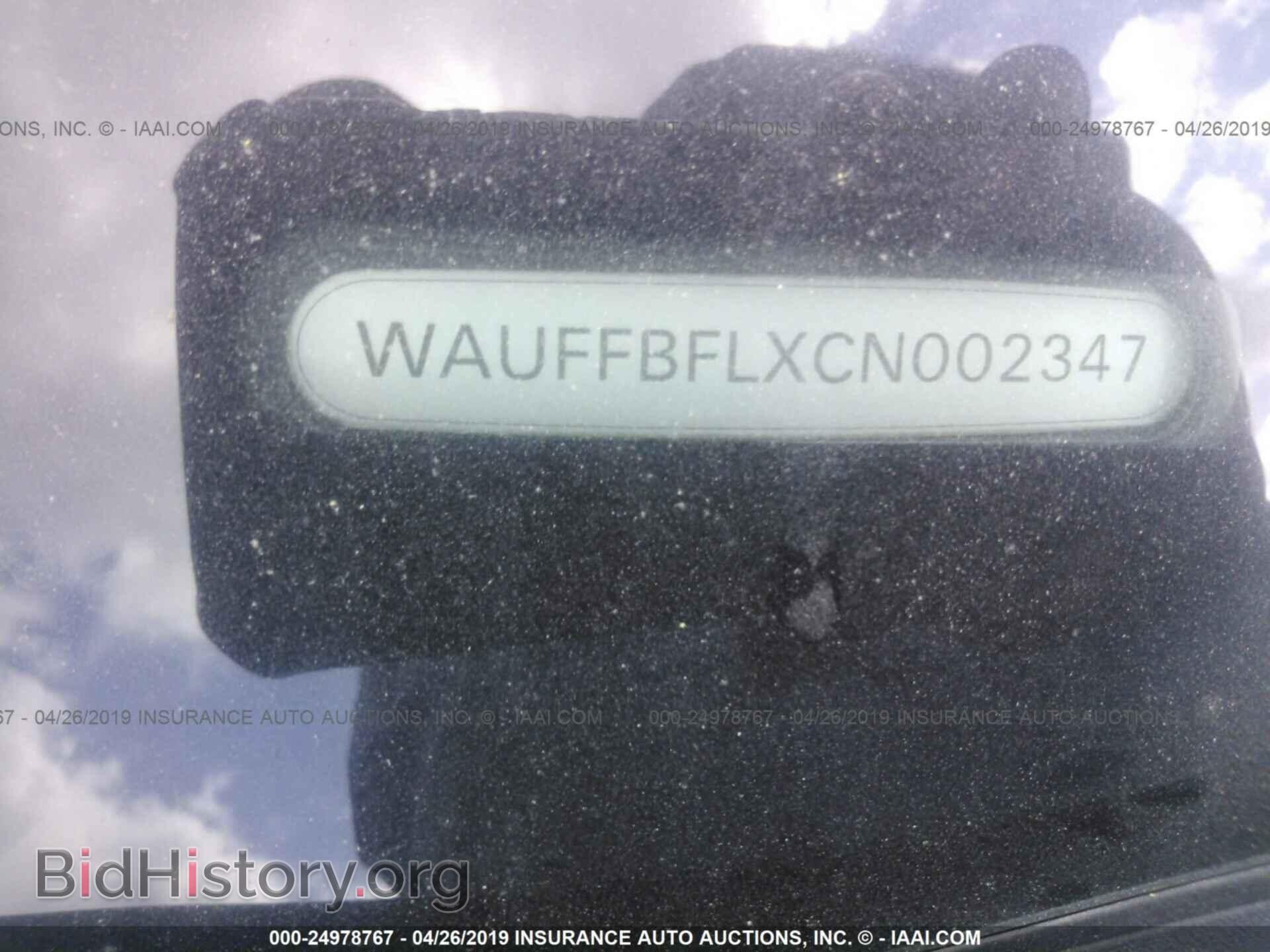 2012 AUDI A4 - VIN: WAUFFBFLXCN002347 - Фото 9