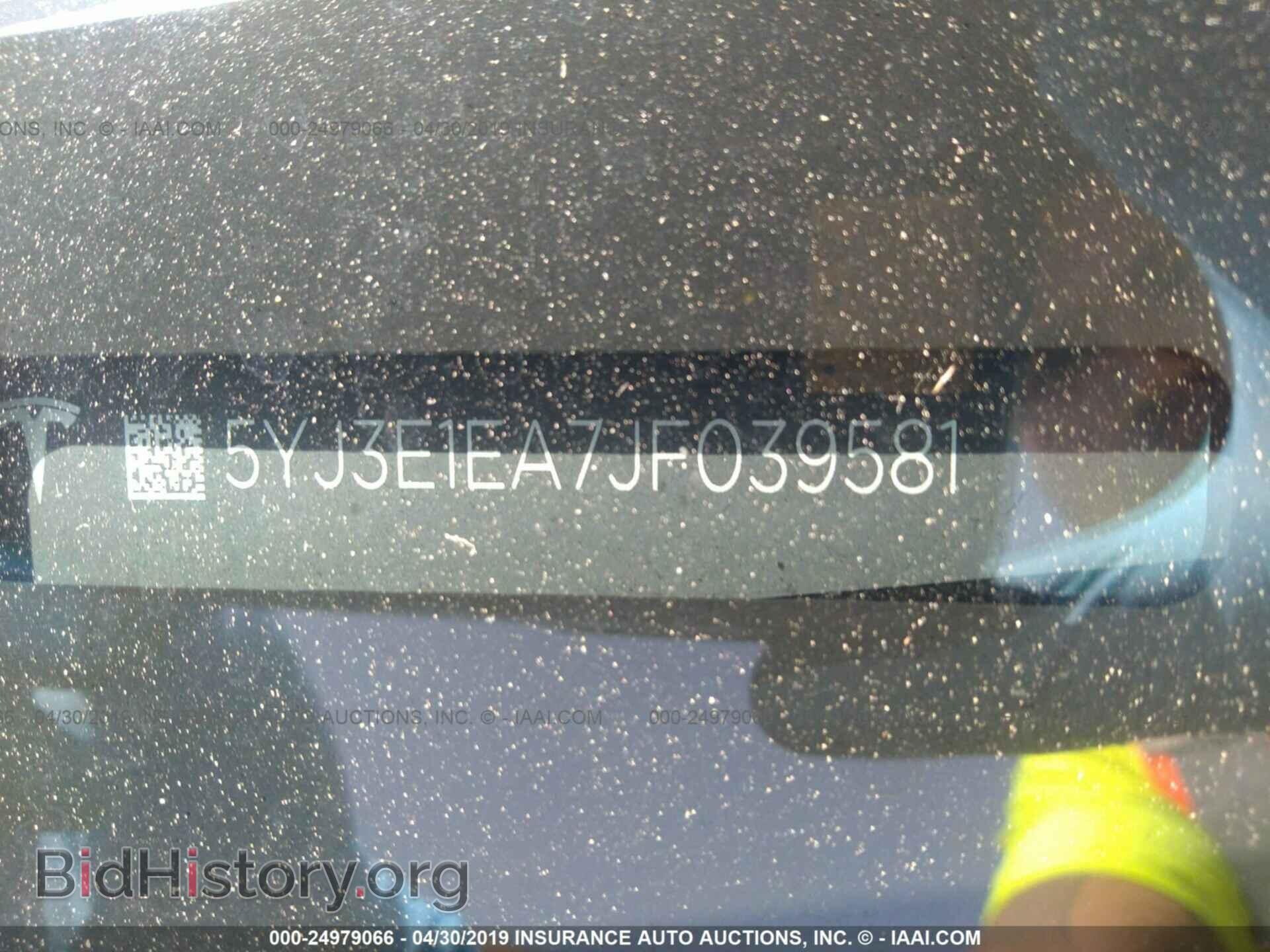 2018 TESLA MODEL 3 - VIN: 5YJ3E1EA7JF039581 - Фото 9