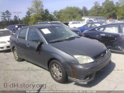 2007 Ford FOCUS ZX4/S/SE/SES, gray — VIN 1FAFP34N67W231902, IAAI