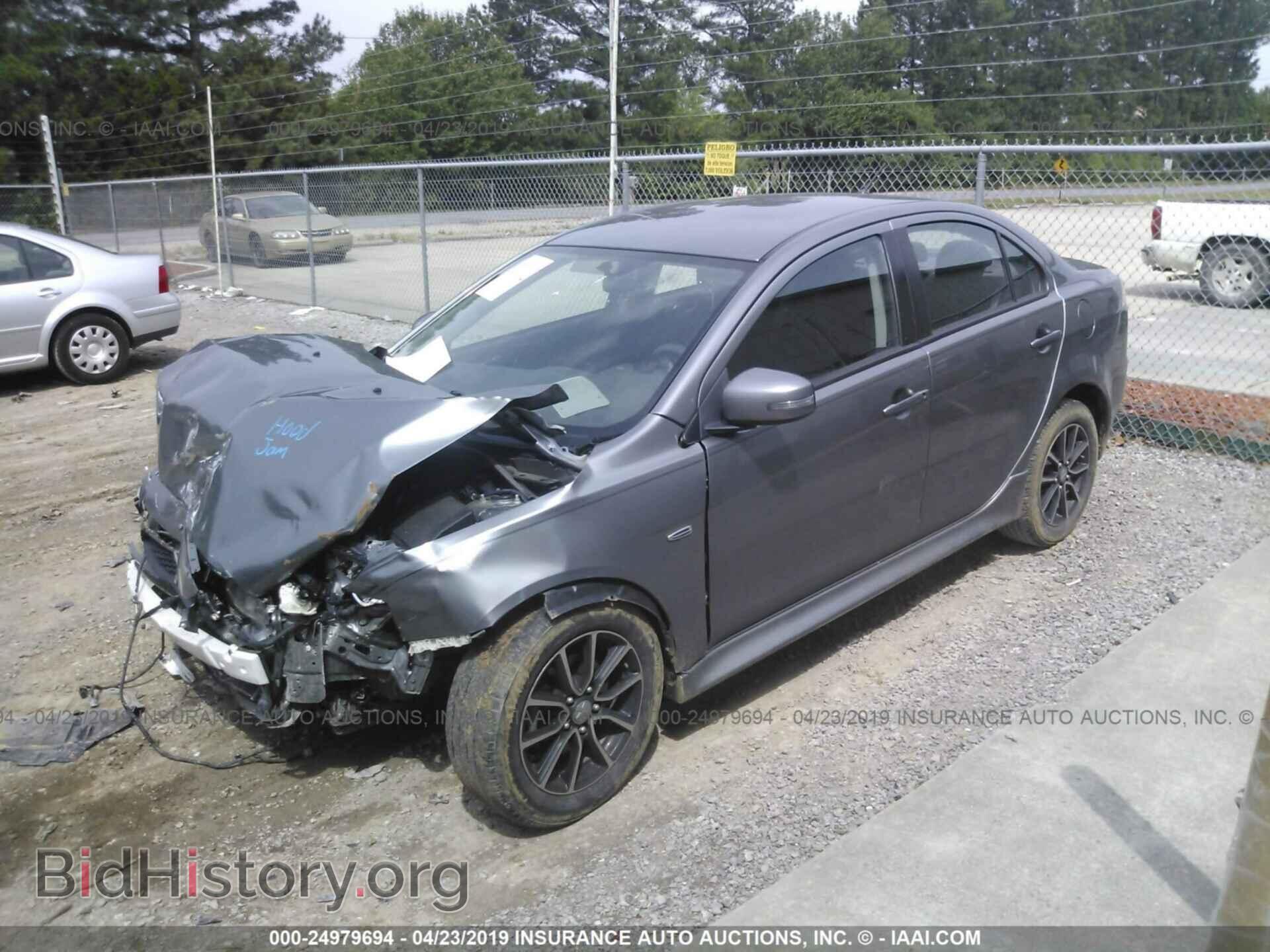2017 MITSUBISHI LANCER - VIN: JA32U2FU7HU008585 - Фото 2