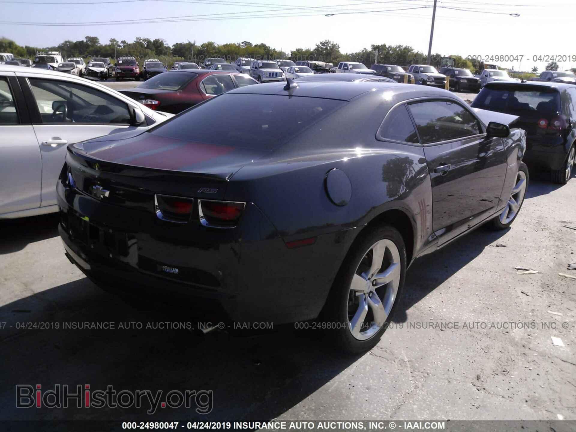 2012 CHEVROLET CAMARO - VIN: 2G1FB1E38C9188458 - Фото 4
