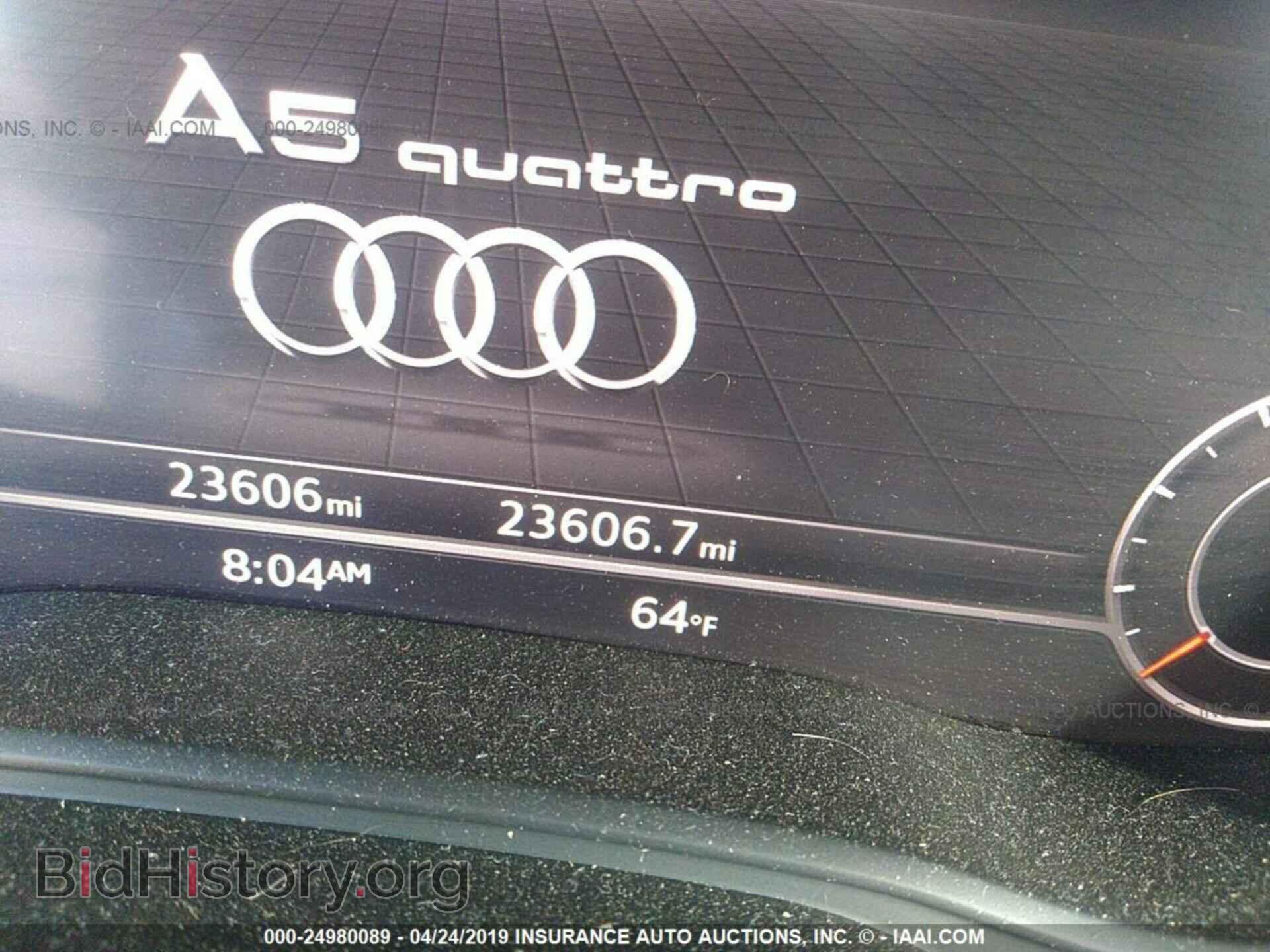 2018 AUDI A5 - VIN: WAUCNCF5XJA009557 - Photo 7