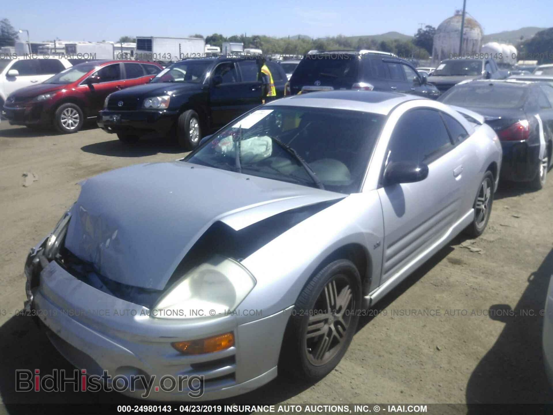 2003 MITSUBISHI ECLIPSE - VIN: 4A3AC74H53E112706 - Фото 2