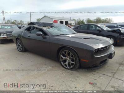 2016 Dodge CHALLENGER SXT, gray — VIN 2C3CDZAG9GH249571, IAAI