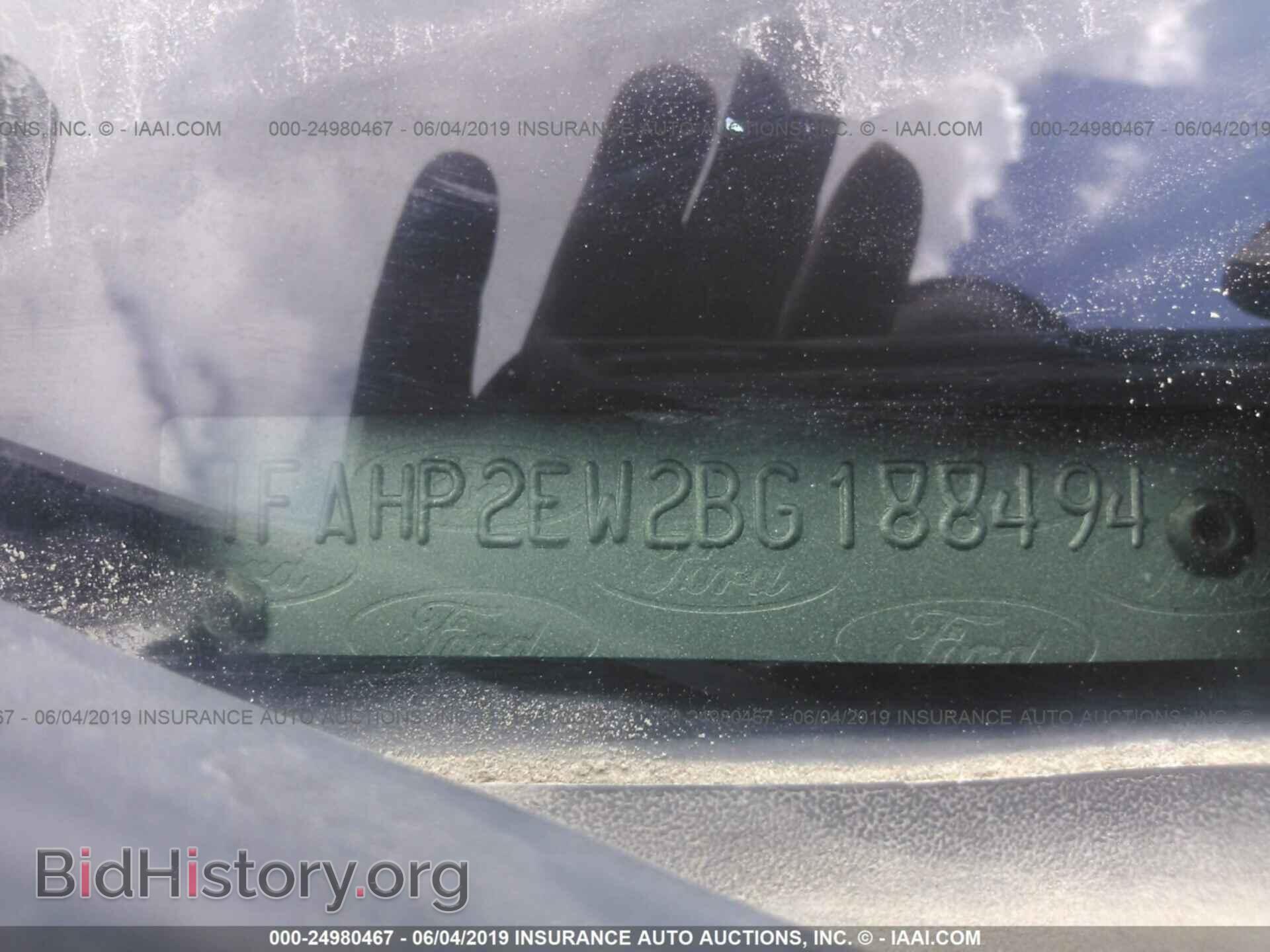 2011 FORD TAURUS - VIN: 1FAHP2EW2BG188494 - Фото 9