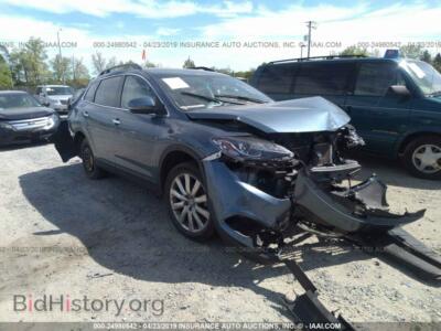 2014 Mazda CX-9 Grand Touring, blue — VIN JM3TB3DV4E0444723, IAAI