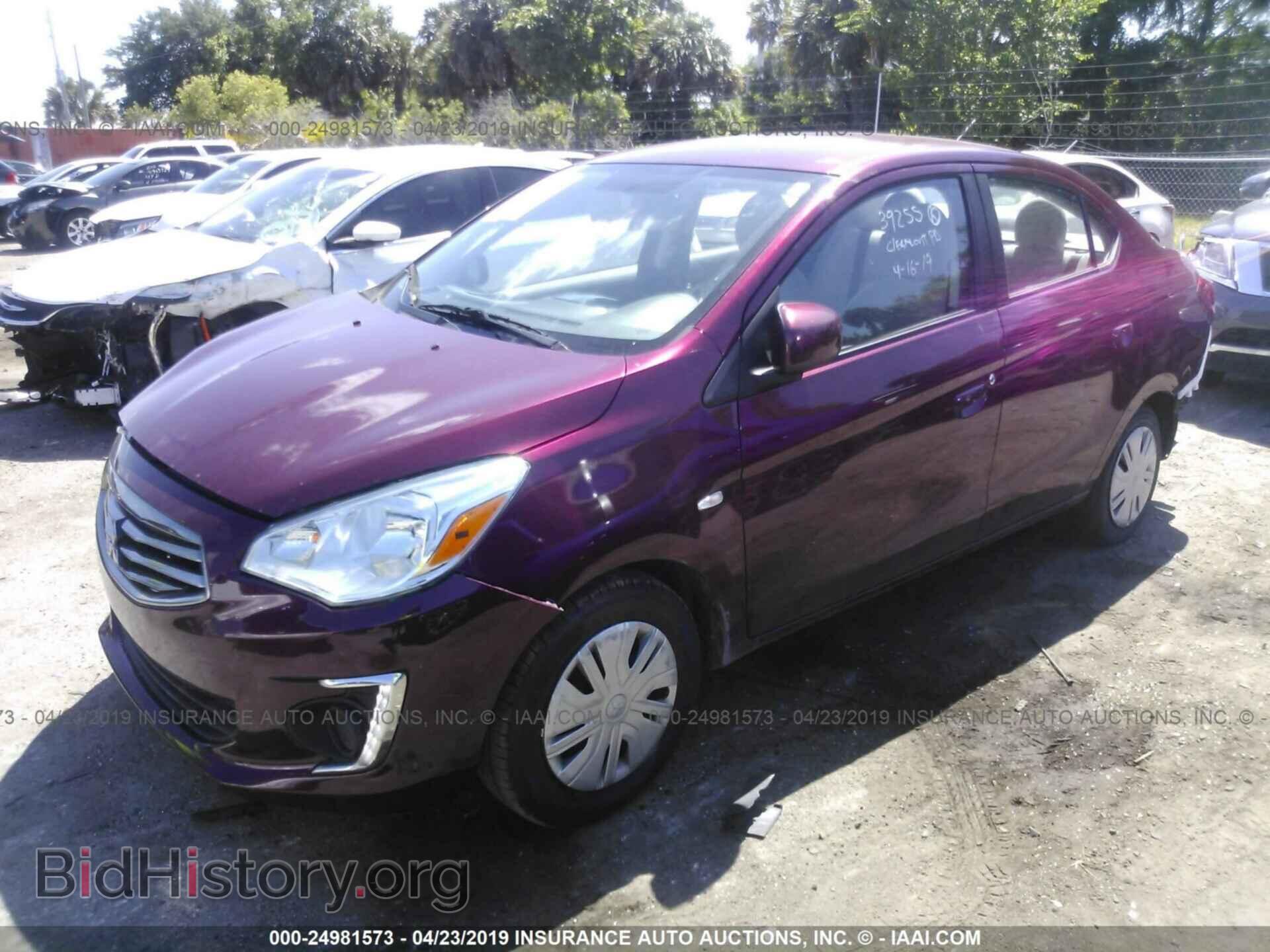 2017 MITSUBISHI MIRAGE - VIN: ML32F3FJ2HHF14492 - Фото 2