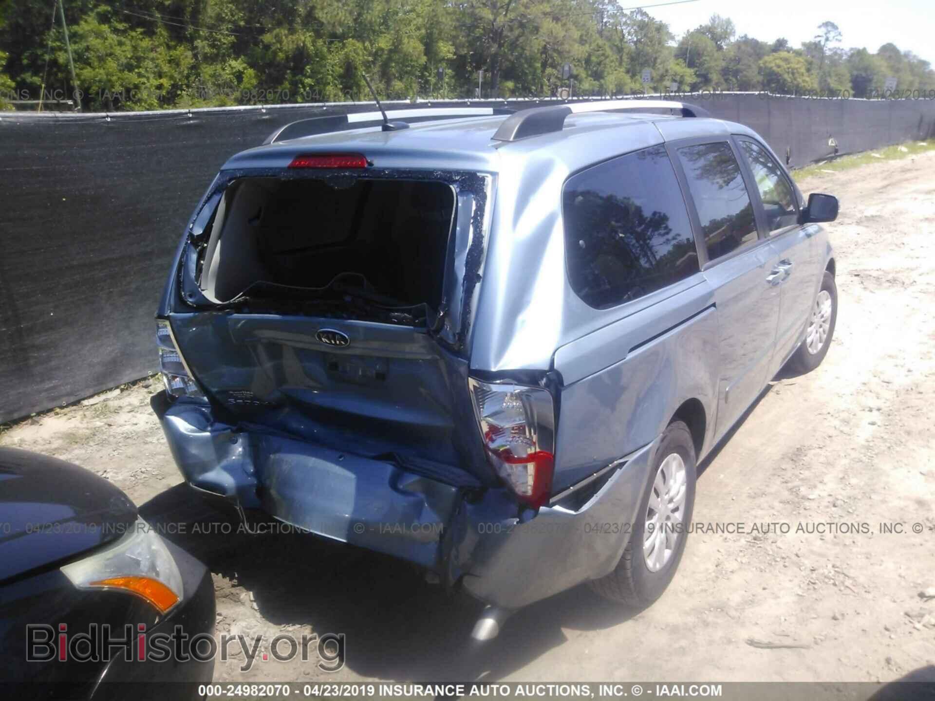 2011 KIA SEDONA - VIN: KNDMG4C73B6364779 - Фото 4