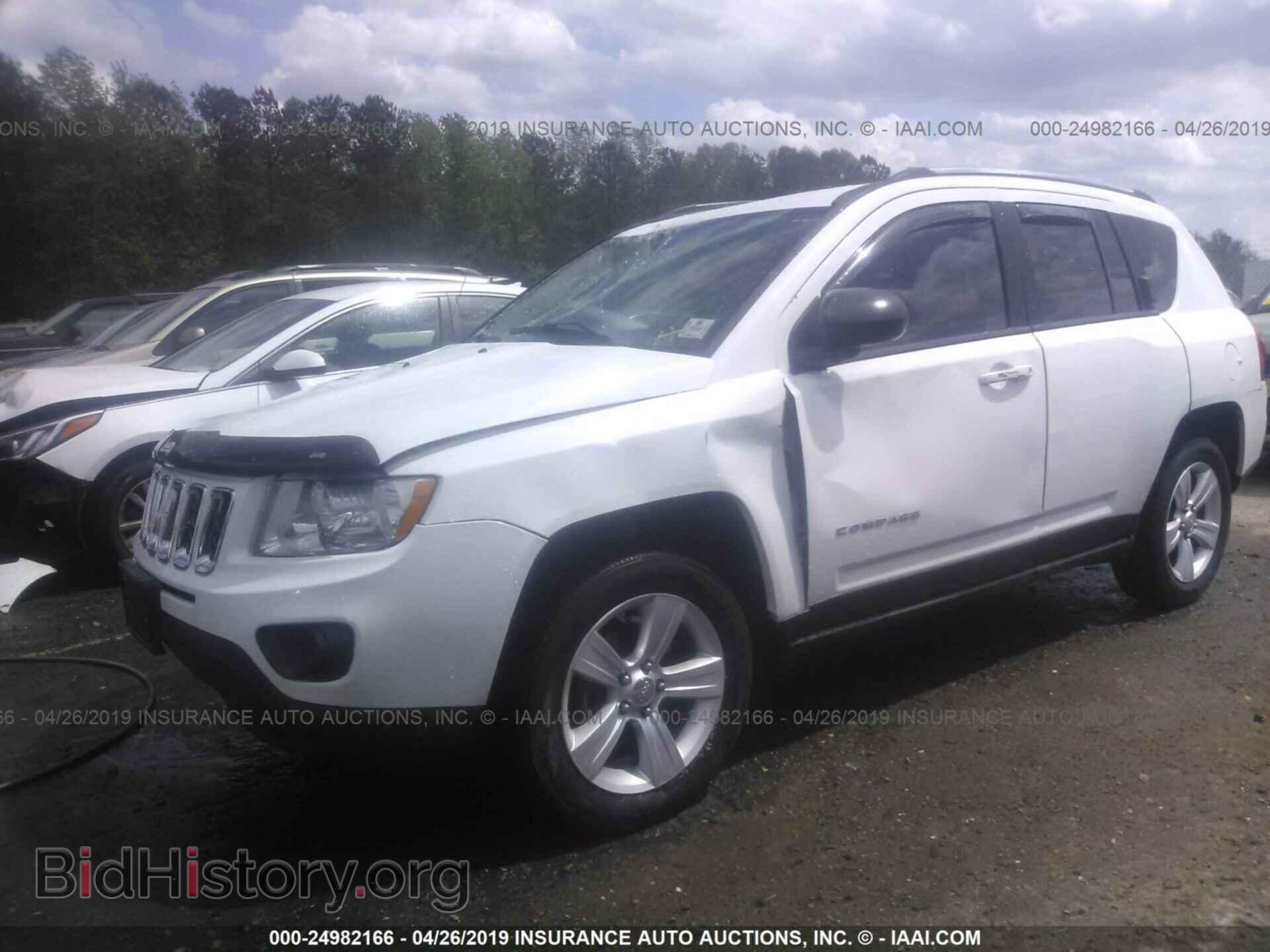 2012 JEEP COMPASS - VIN: 1C4NJCBB8CD626895 - Фото 2