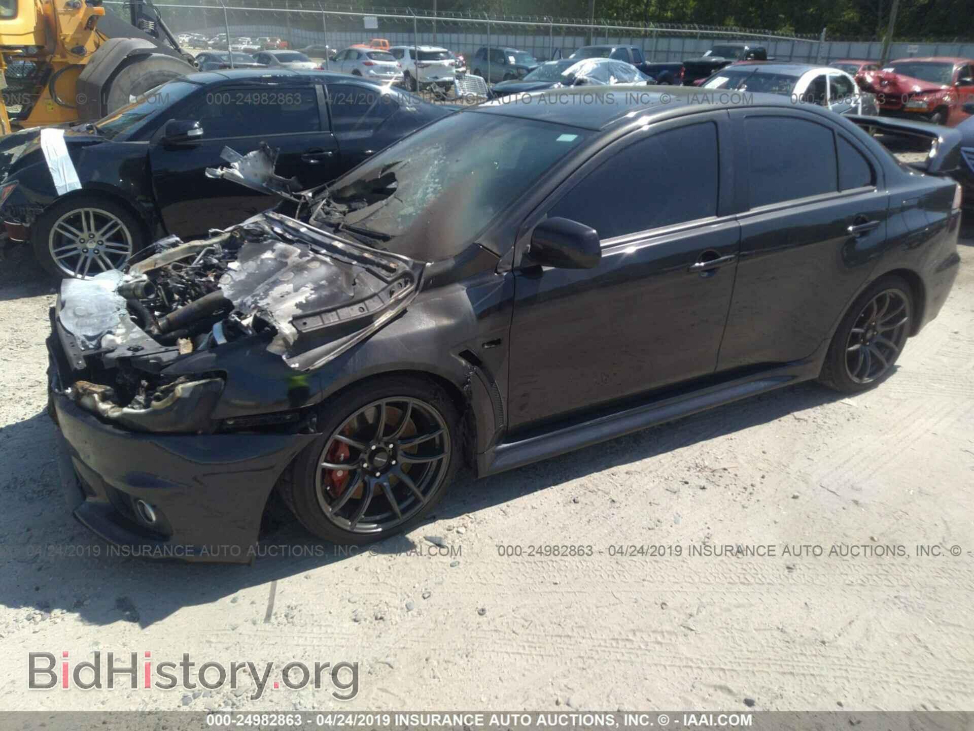2010 MITSUBISHI LANCER - VIN: JA32W8FV4AU008961 - Фото 2