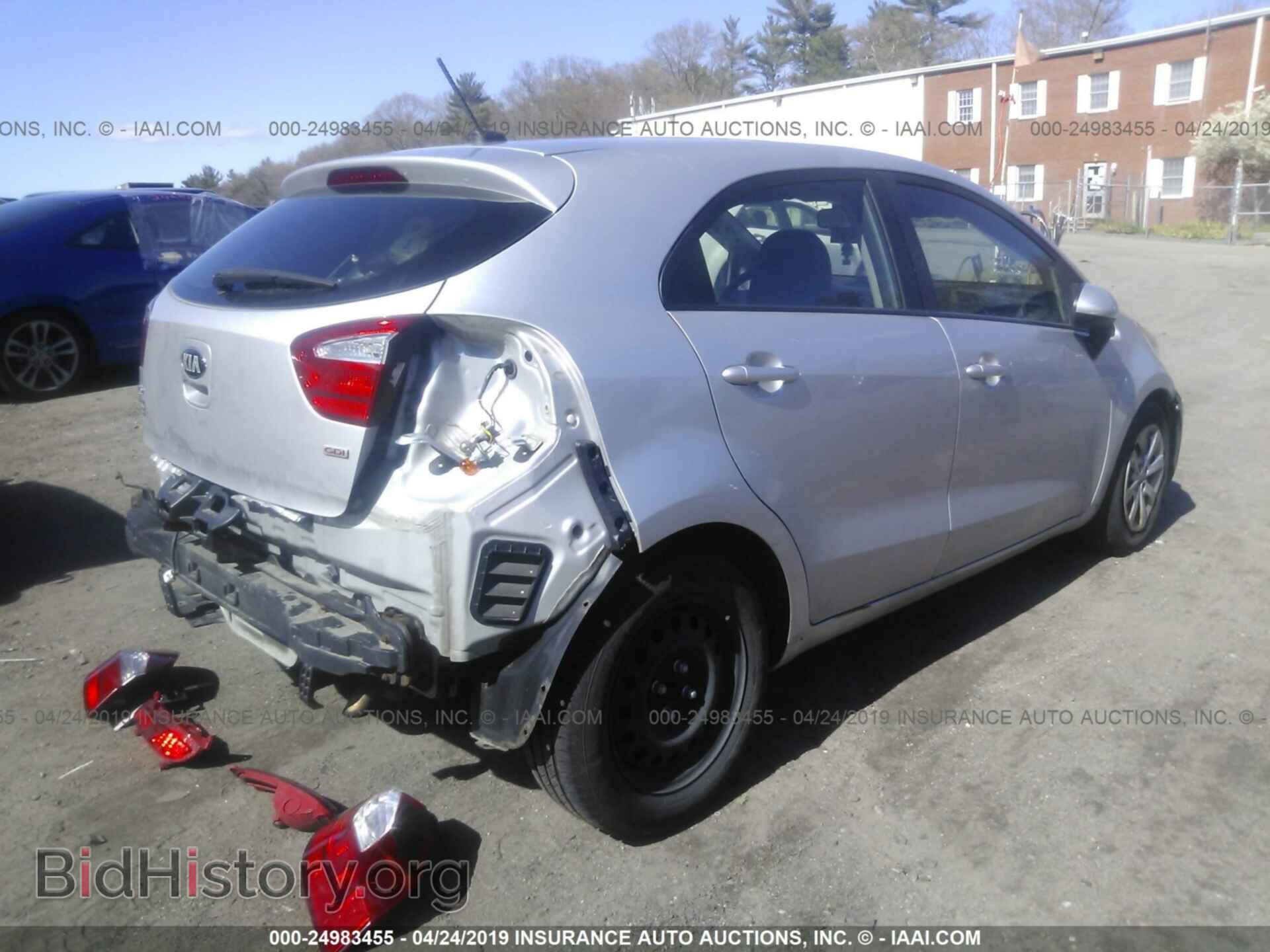 2013 KIA RIO - VIN: KNADM5A37D6154040 - Фото 4