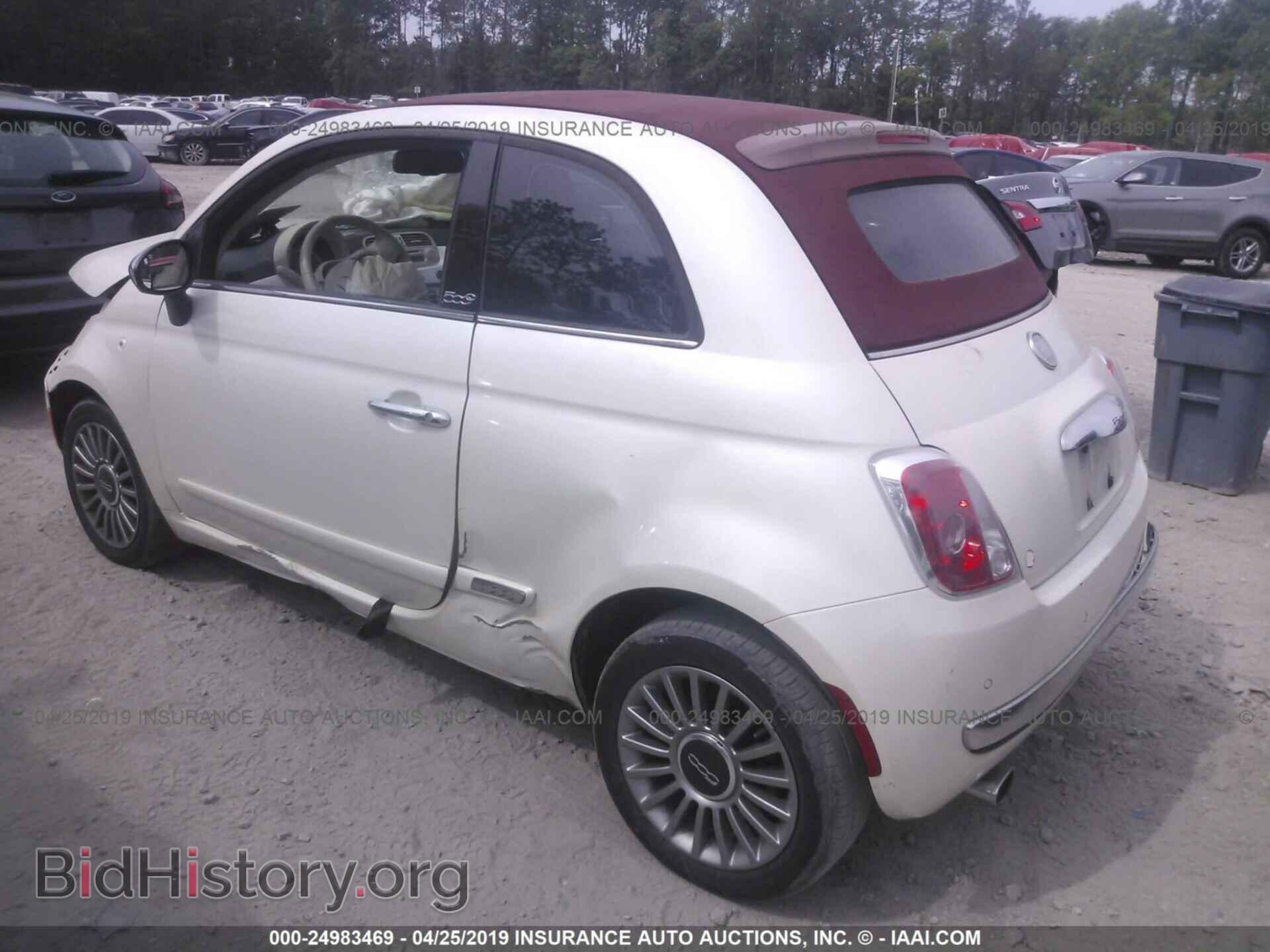 2012 FIAT 500 - VIN: 3C3CFFER6CT213116 - Фото 3