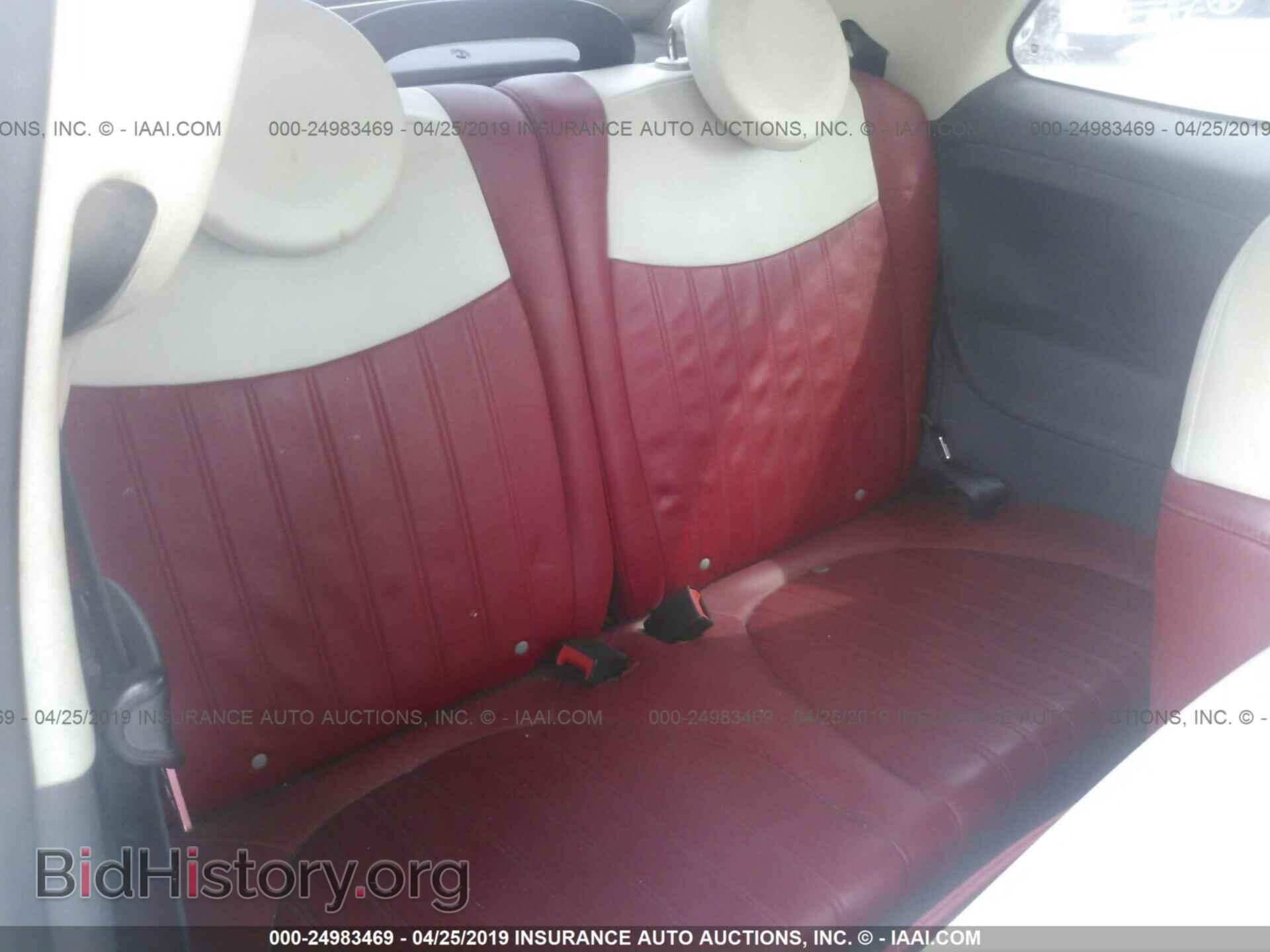 2012 FIAT 500 - VIN: 3C3CFFER6CT213116 - Фото 8