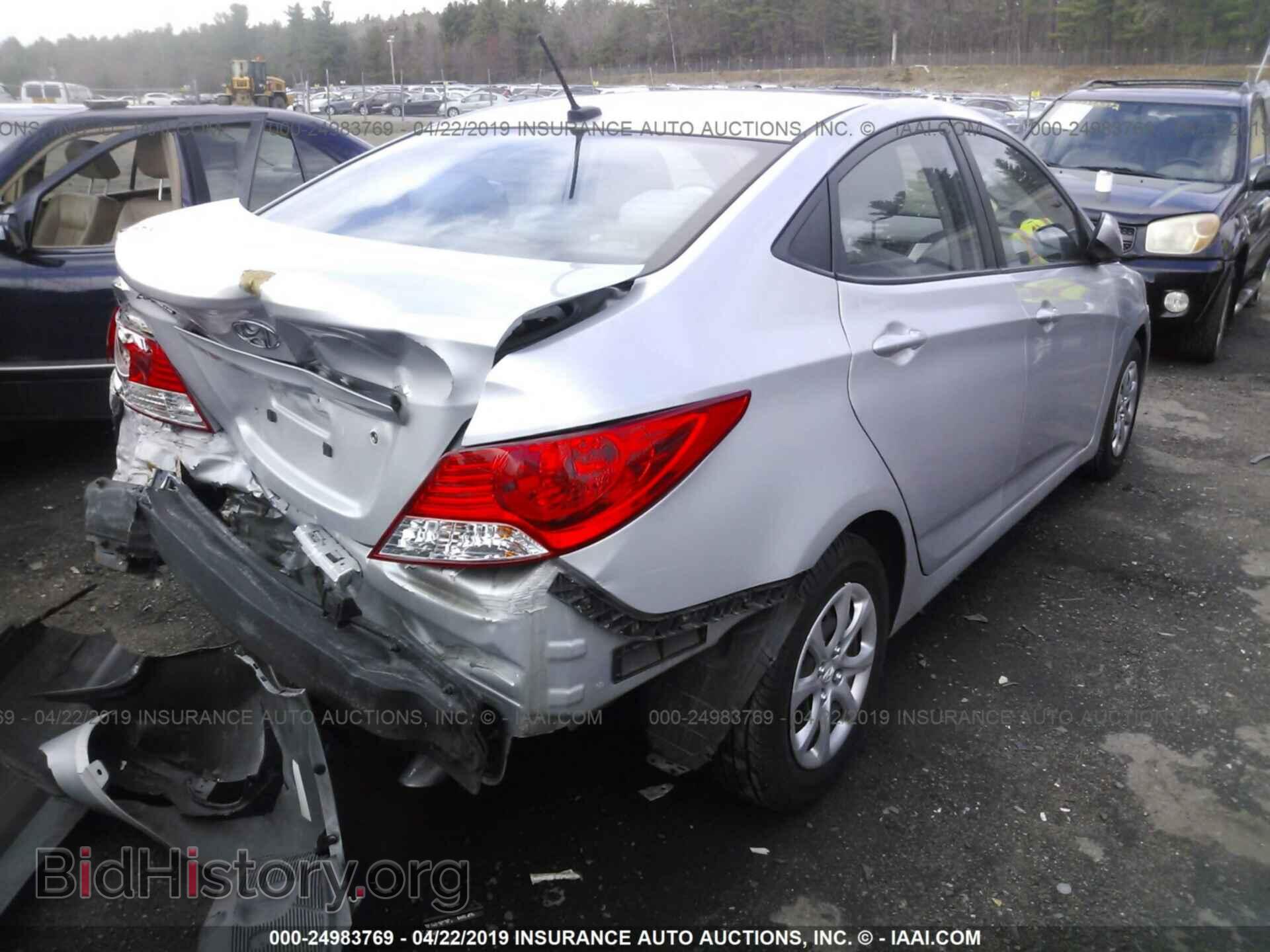 2014 HYUNDAI ACCENT - VIN: KMHCT4AE2EU773439 - Фото 4