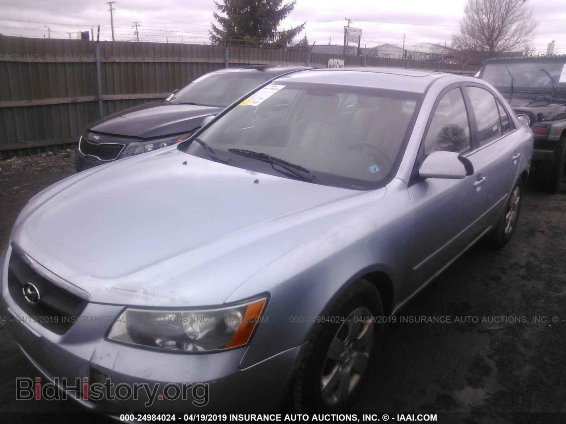 2007 HYUNDAI SONATA - VIN: 5NPET46C17H257705 - Фото 2