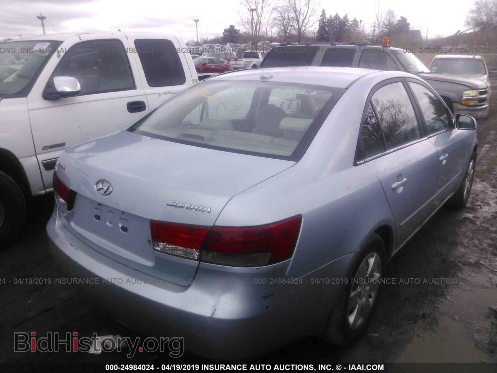 2007 HYUNDAI SONATA - VIN: 5NPET46C17H257705 - Фото 4