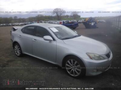 2007 Lexus IS 250, серебристый — VIN JTHCK262372010546, IAAI