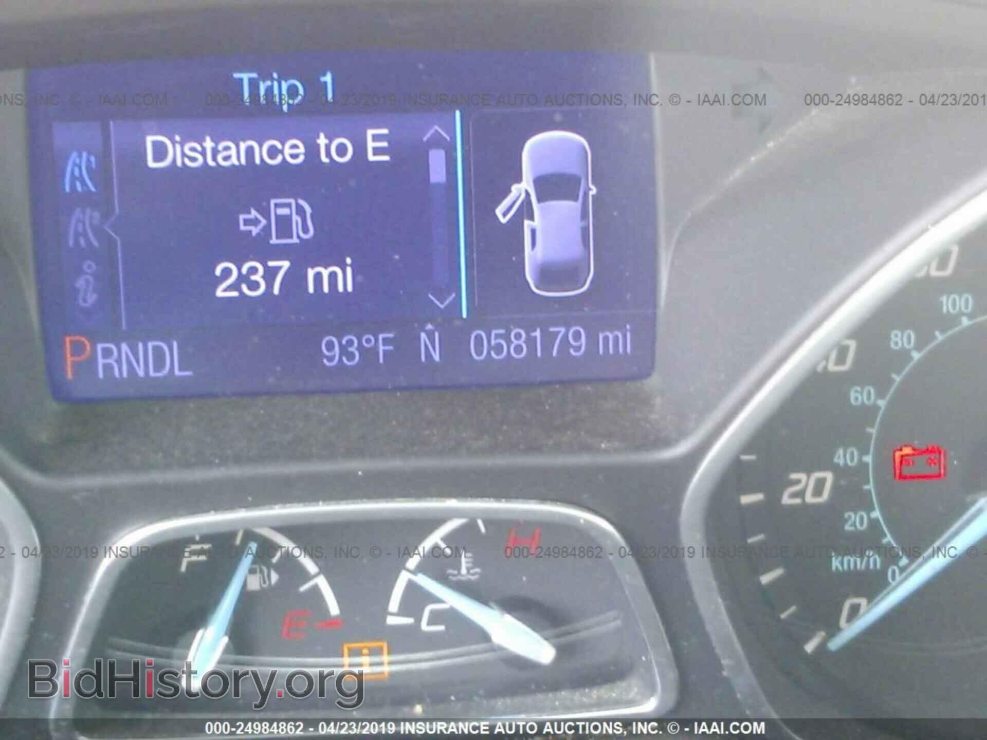 2013 FORD FOCUS - VIN: 1FADP3F25DL106784 - Фото 7