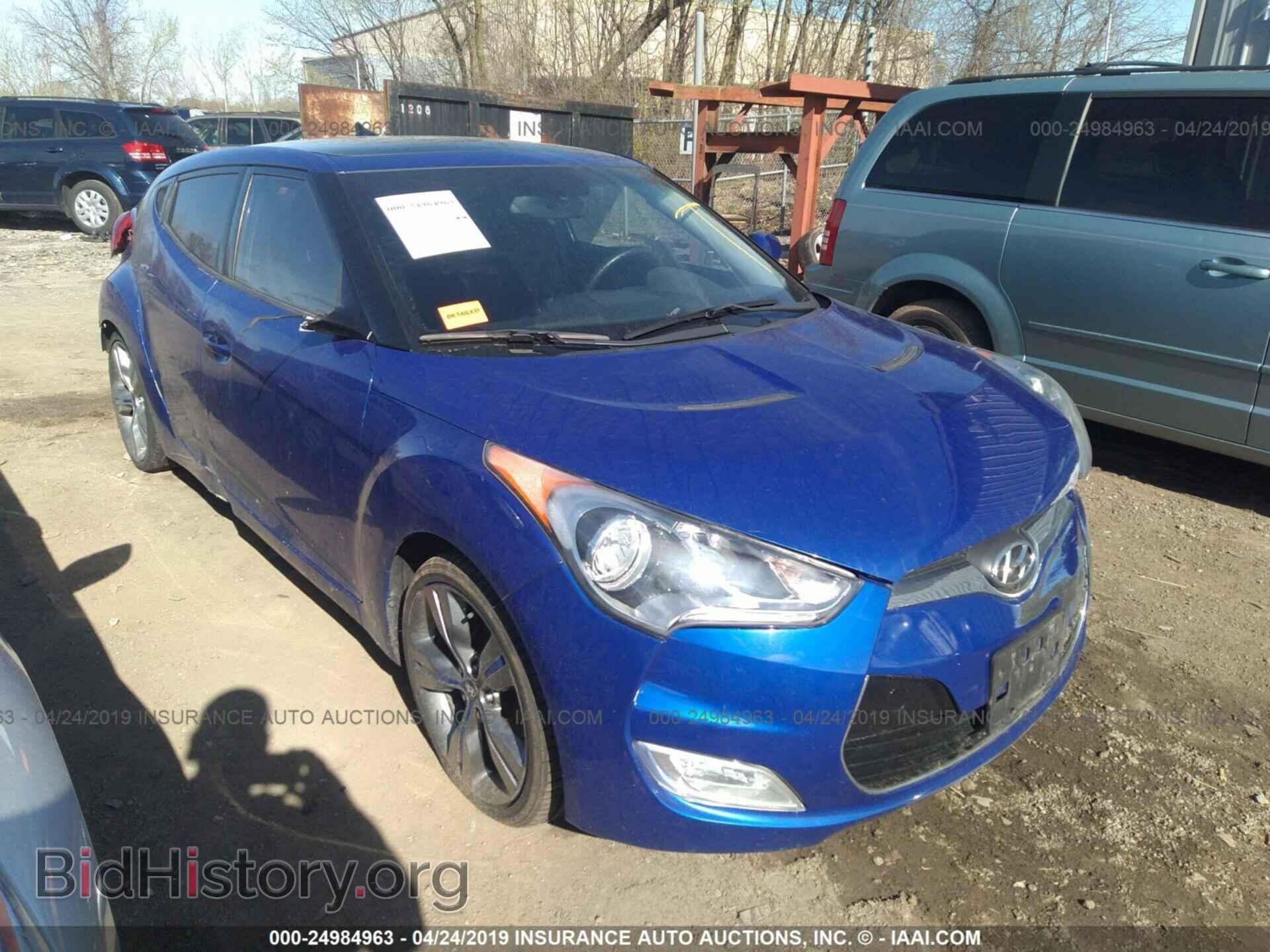 Photo KMHTC6AD8CU033149 - HYUNDAI VELOSTER 2012