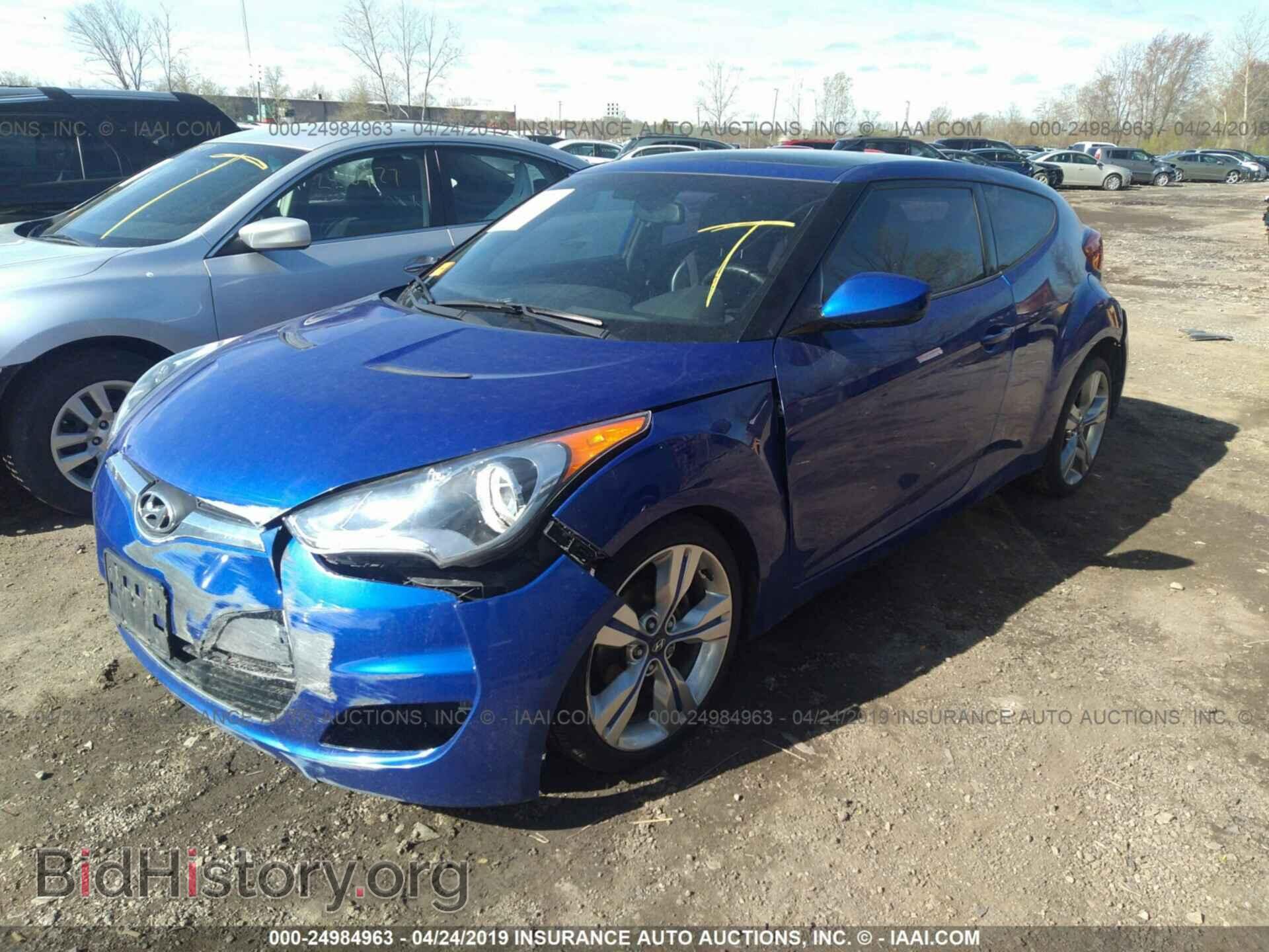 2012 HYUNDAI VELOSTER - VIN: KMHTC6AD8CU033149 - Фото 2