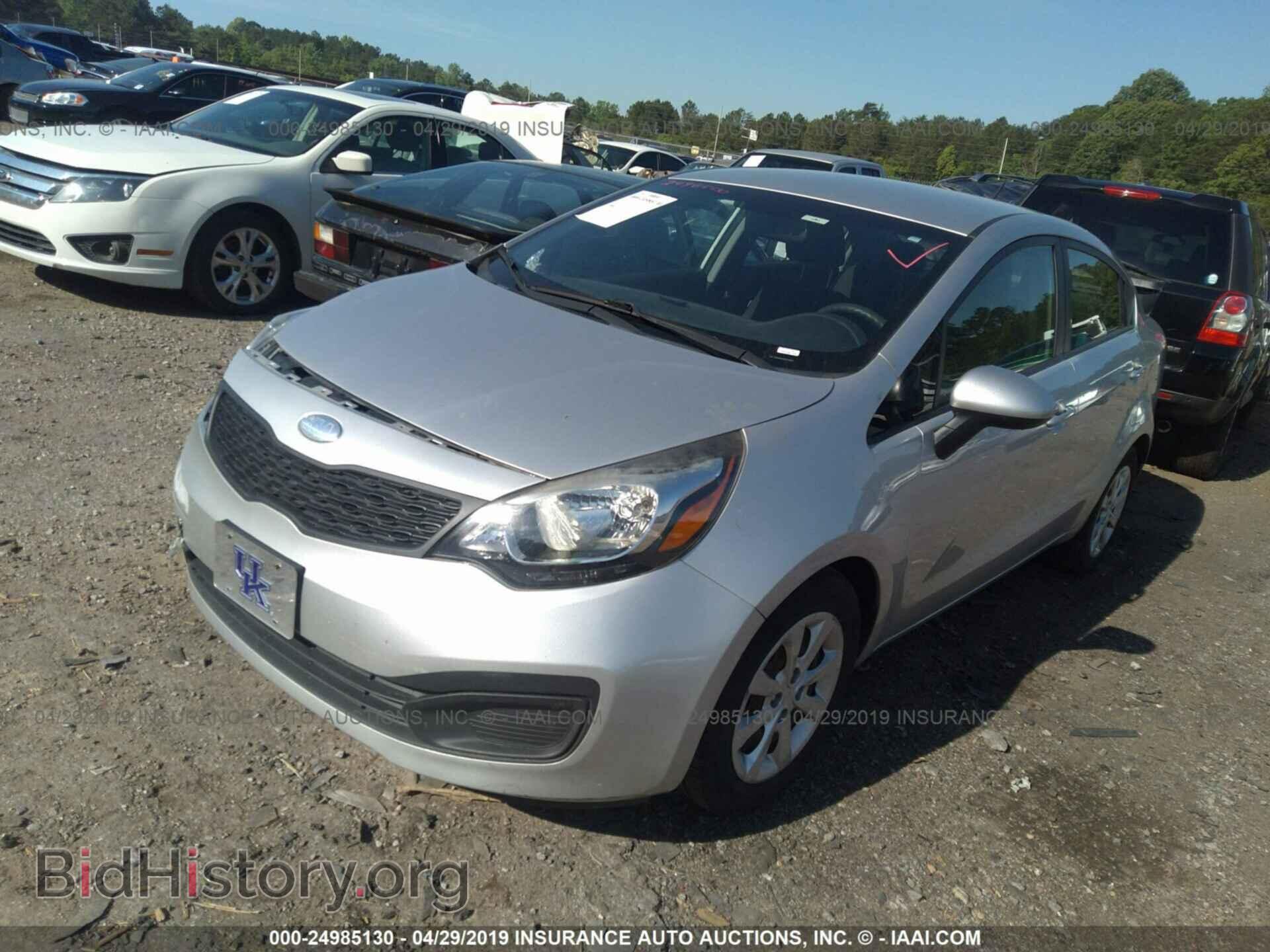 2013 KIA RIO - VIN: KNADM4A34D6274551 - Фото 2
