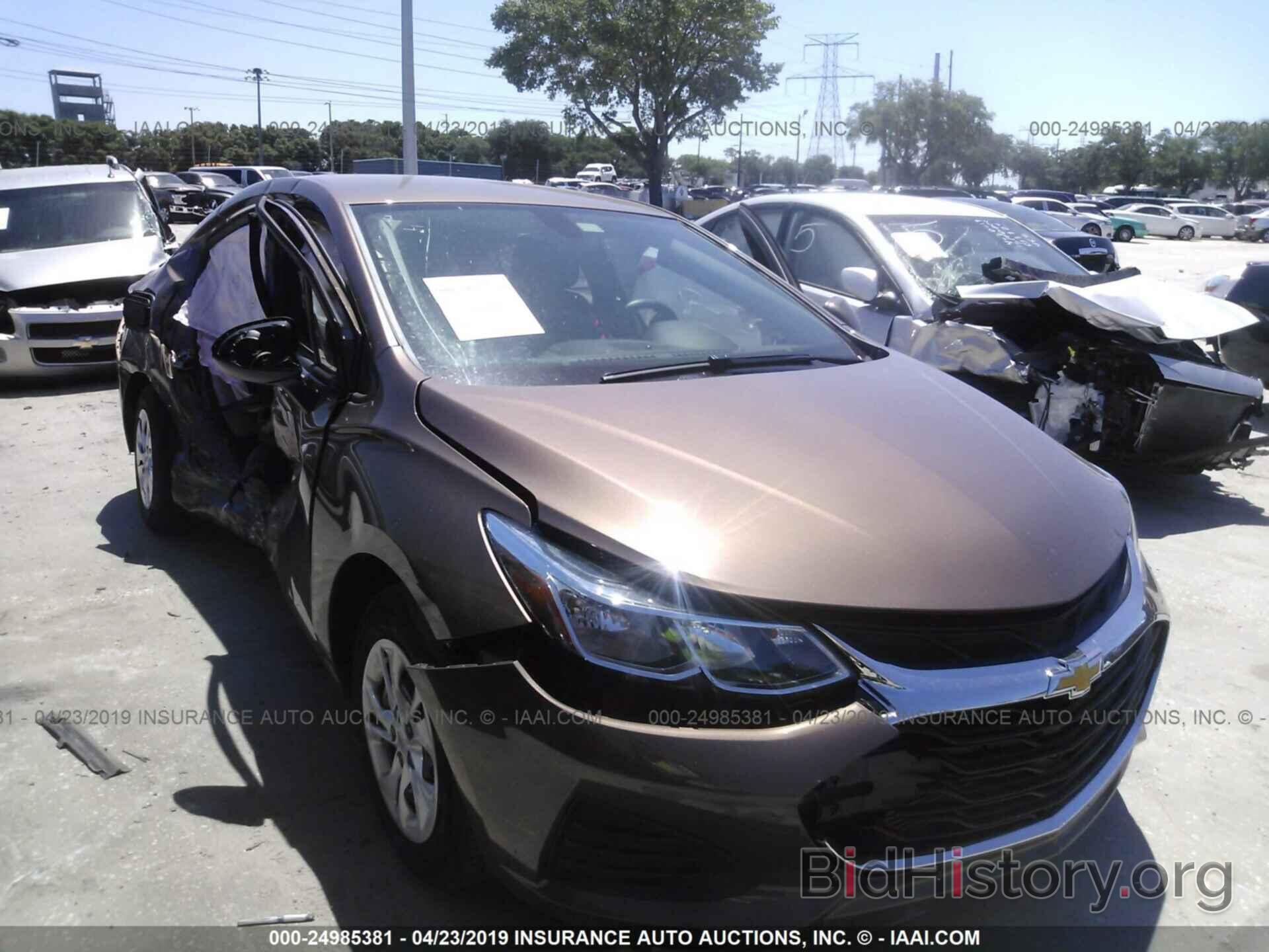 Photo 1G1BC5SM9K7127913 - CHEVROLET CRUZE 2019