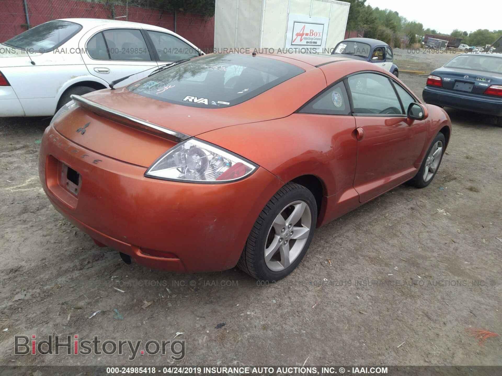 2007 MITSUBISHI ECLIPSE - VIN: 4A3AK24F77E010897 - Фото 4