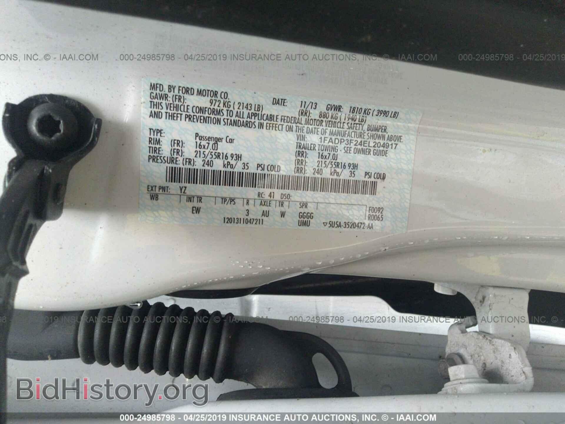 2014 FORD FOCUS - VIN: 1FADP3F24EL204917 - Photo 9