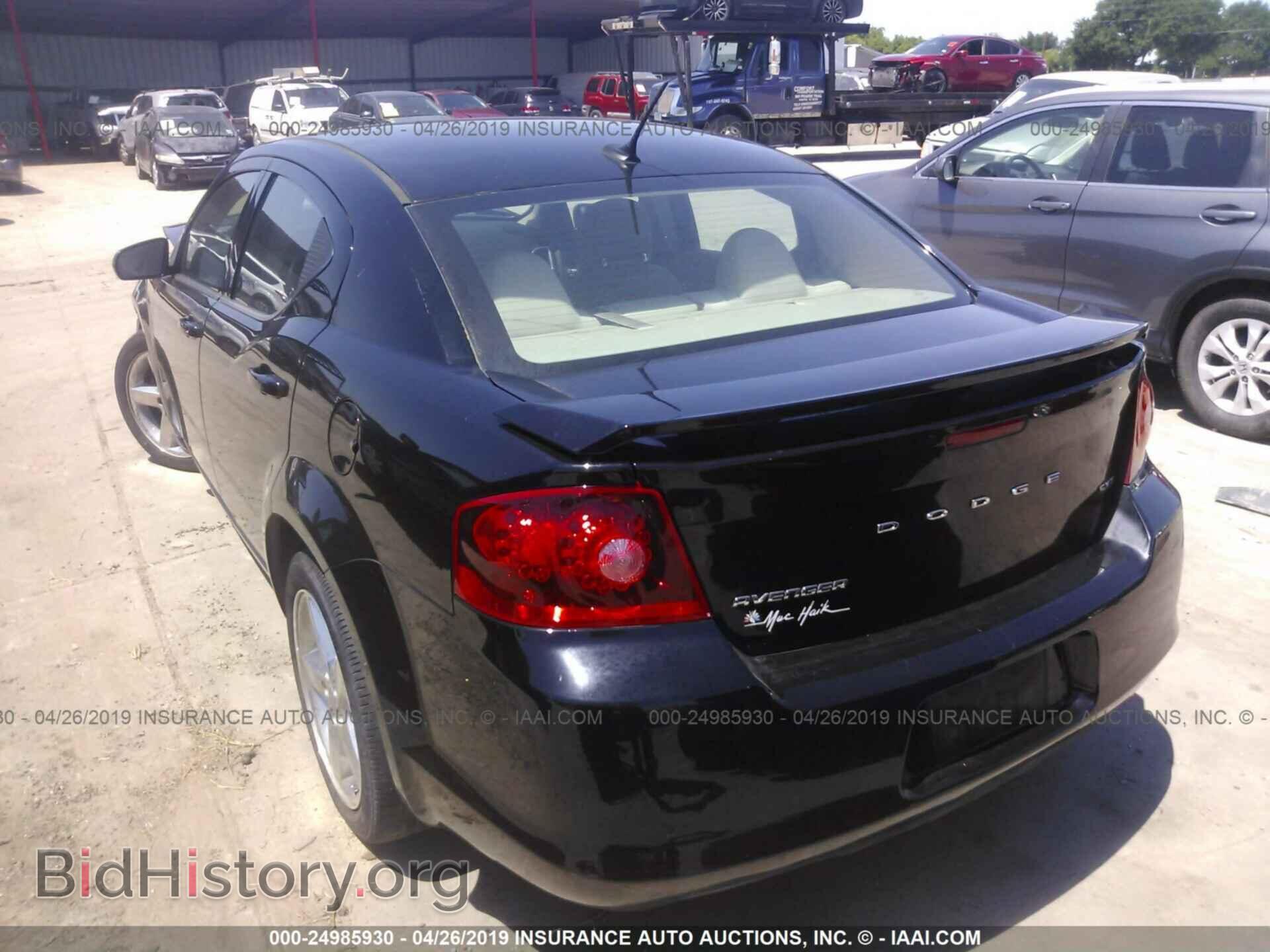 2013 DODGE AVENGER - VIN: 1C3CDZCB0DN556809 - Фото 3