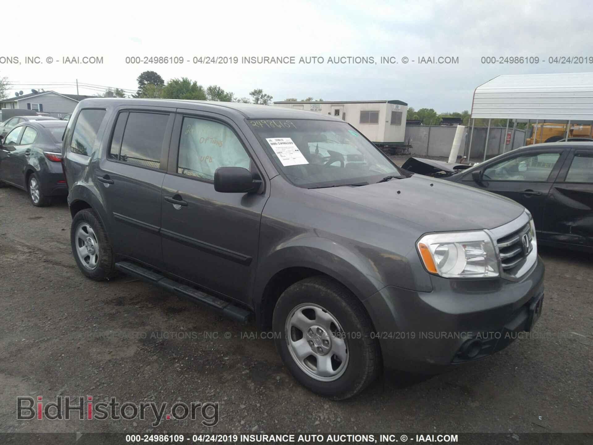 Фотография 5FNYF4H20CB060686 - HONDA PILOT 2012