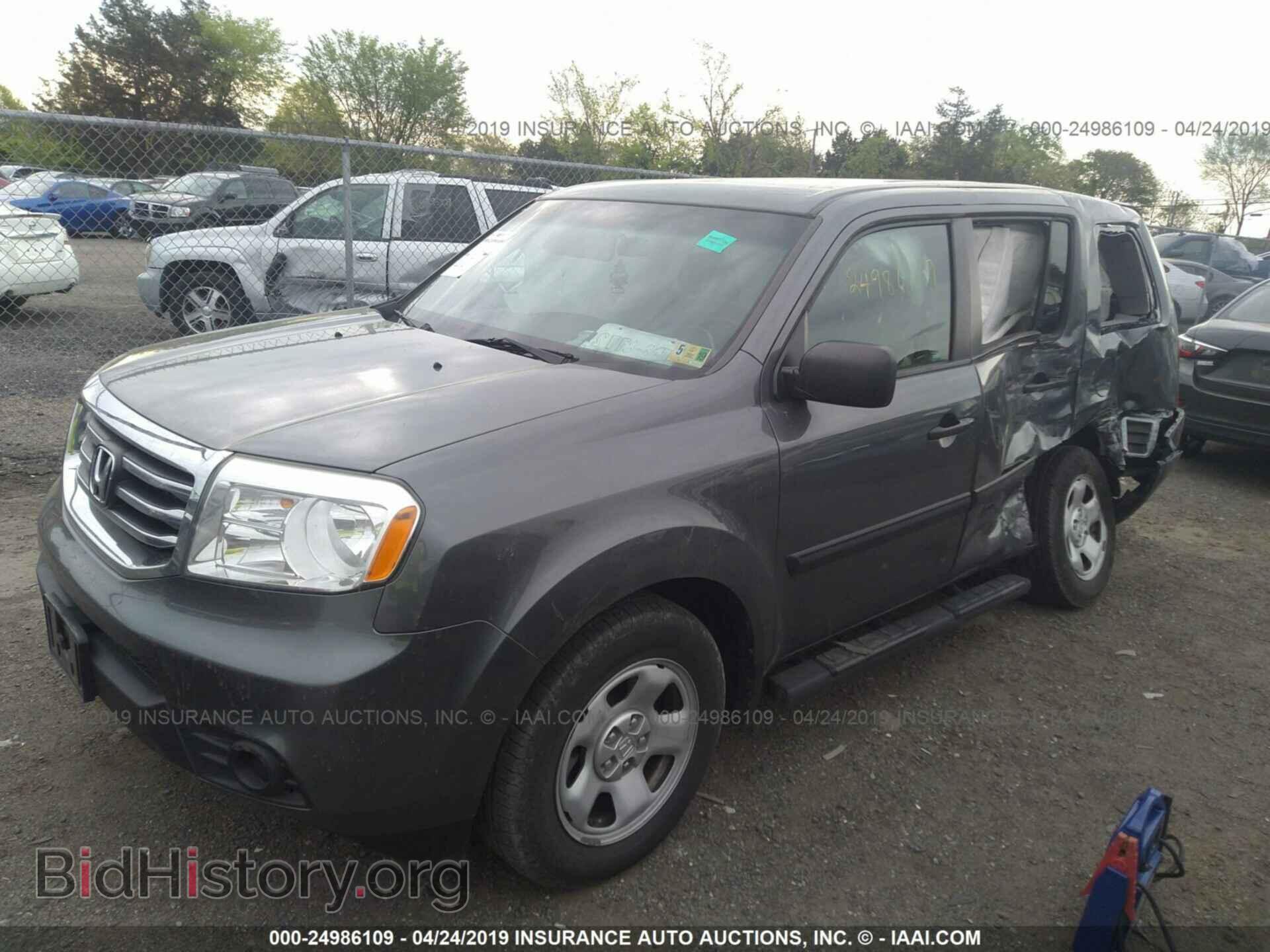 2012 HONDA PILOT - VIN: 5FNYF4H20CB060686 - Фото 2