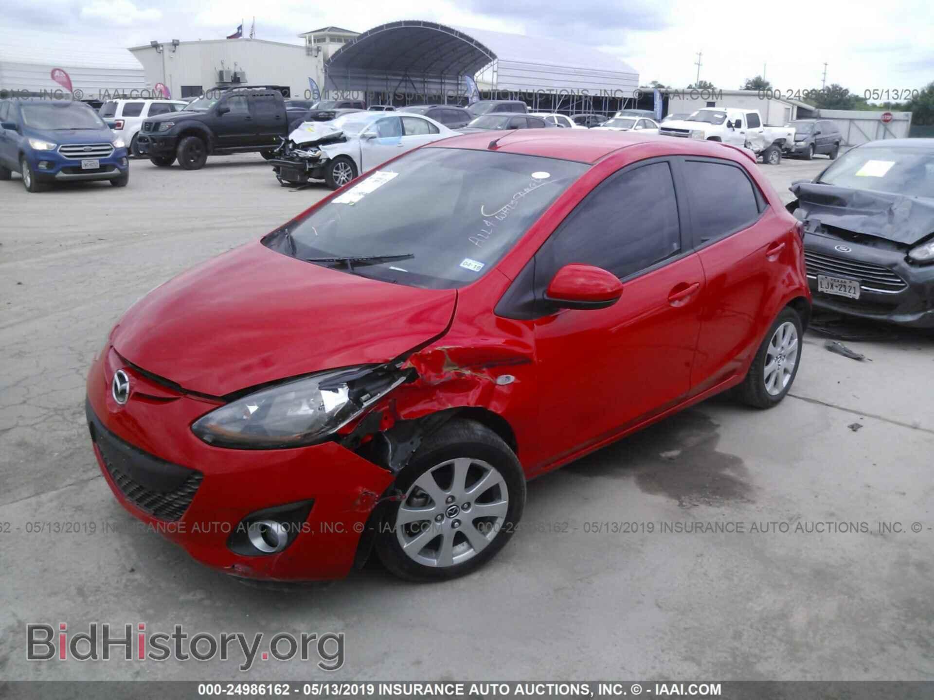 2014 MAZDA MAZDA2 - VIN: JM1DE1LY9E0183934 - Фото 2