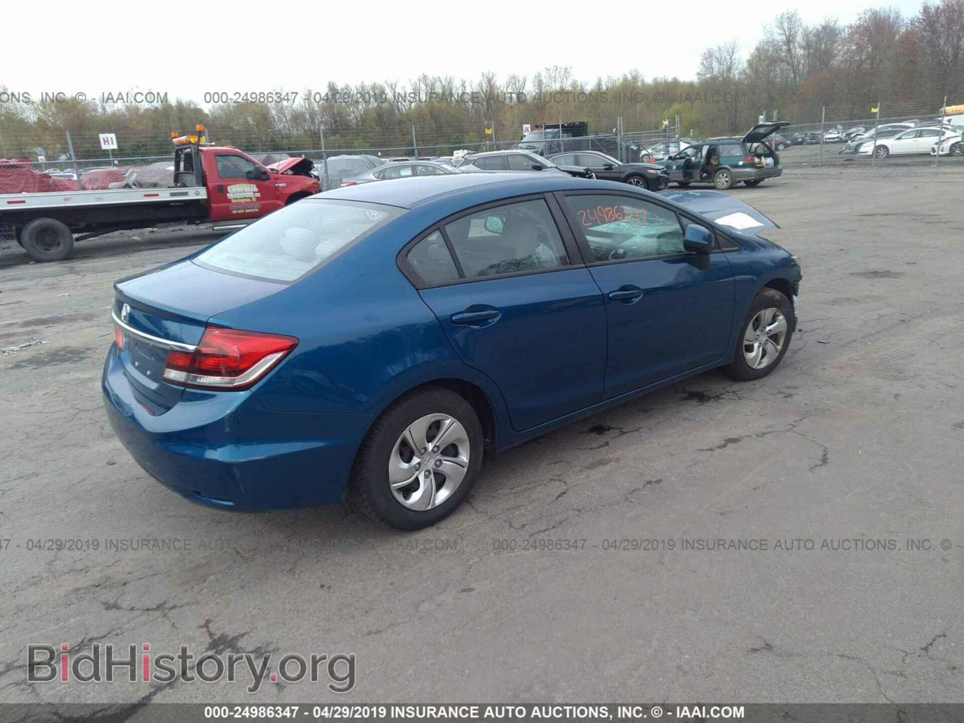 2013 HONDA CIVIC - VIN: 2HGFB2F52DH602789 - Фото 4