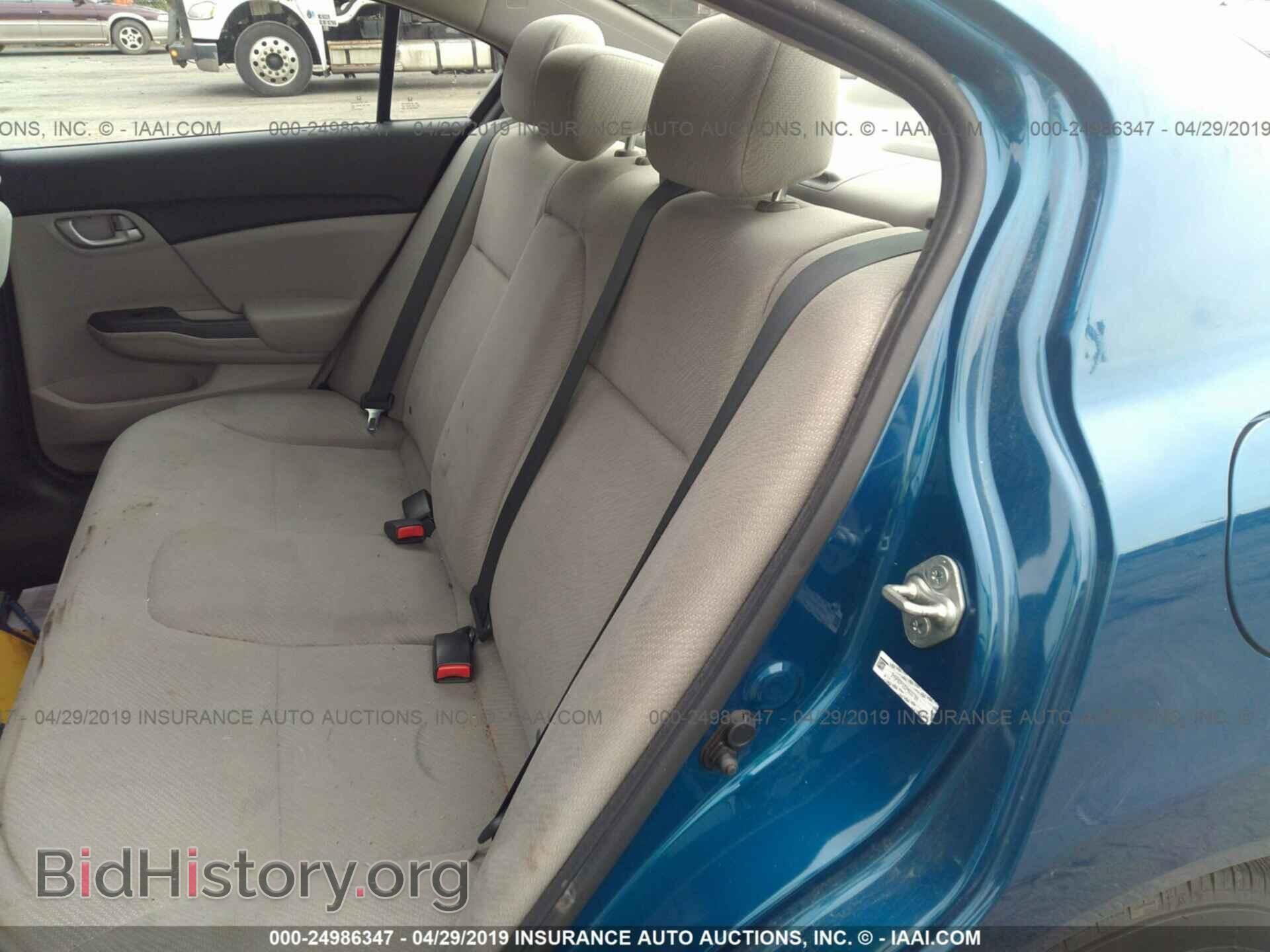 2013 HONDA CIVIC - VIN: 2HGFB2F52DH602789 - Фото 8