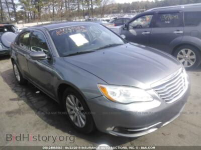 2012 Chrysler 200 Touring, серый — VIN 1C3CCBBB0CN176783, IAAI
