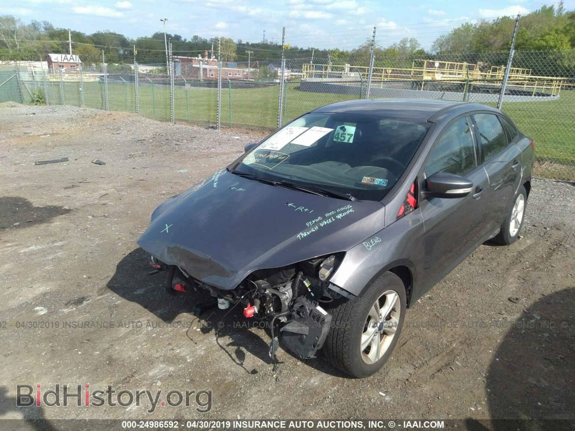 2014 FORD FOCUS - VIN: 1FADP3F23EL435274 - Фото 2