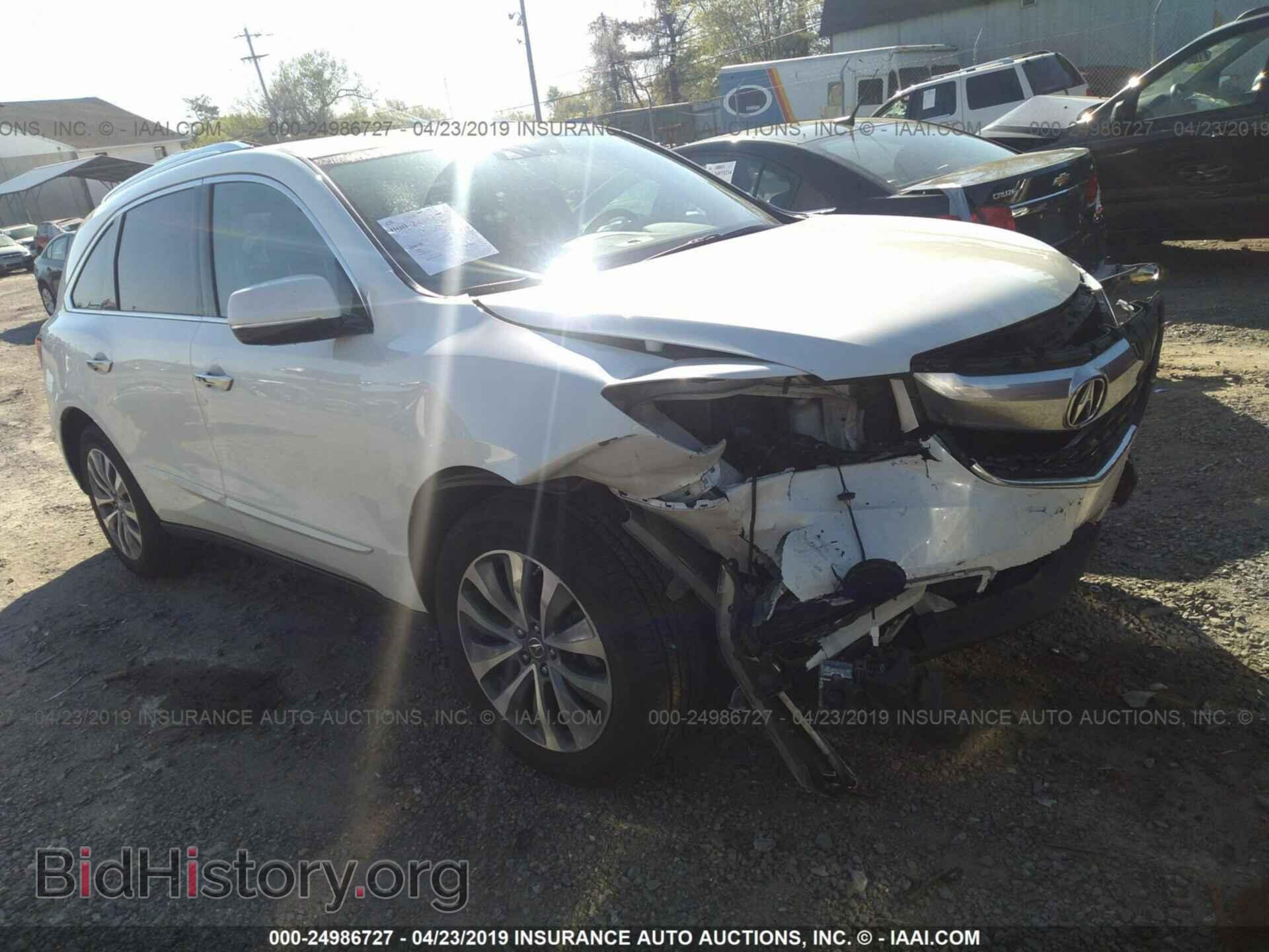 Photo 5FRYD4H49FB014526 - ACURA MDX 2015