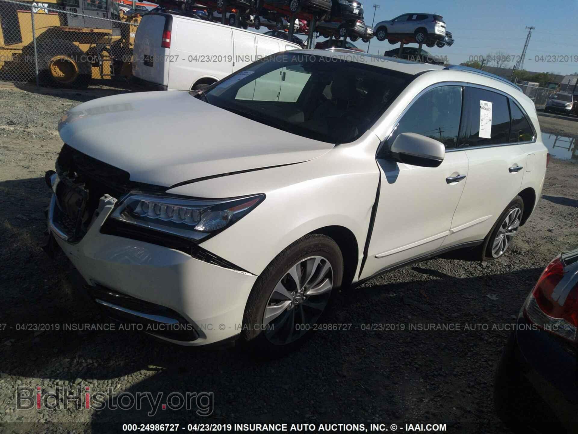 2015 ACURA MDX - VIN: 5FRYD4H49FB014526 - Фото 2