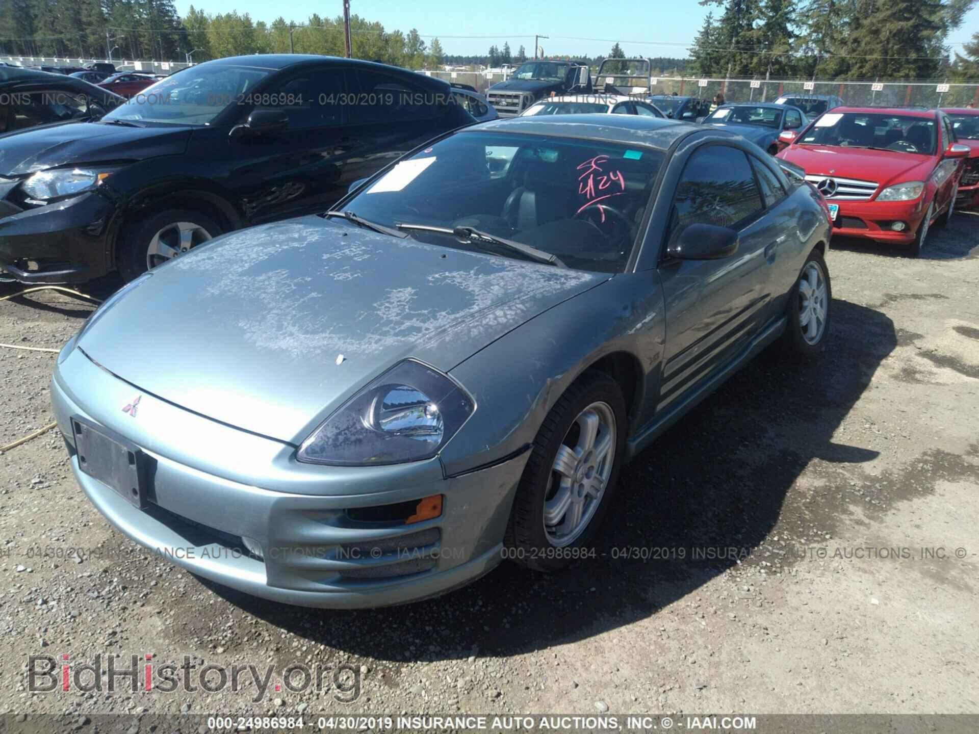 2000 MITSUBISHI ECLIPSE - VIN: 4A3AC54L4YE029137 - Фото 2