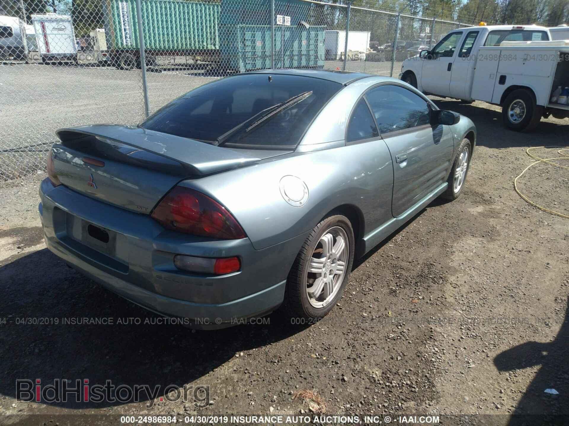 2000 MITSUBISHI ECLIPSE - VIN: 4A3AC54L4YE029137 - Фото 4