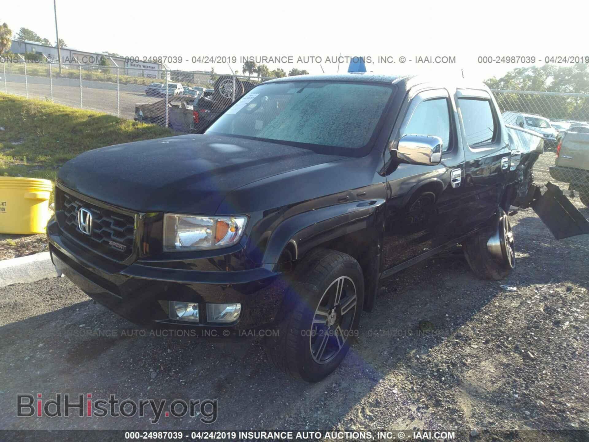 2014 HONDA RIDGELINE - VIN: 5FPYK1F73EB009685 - Фото 2