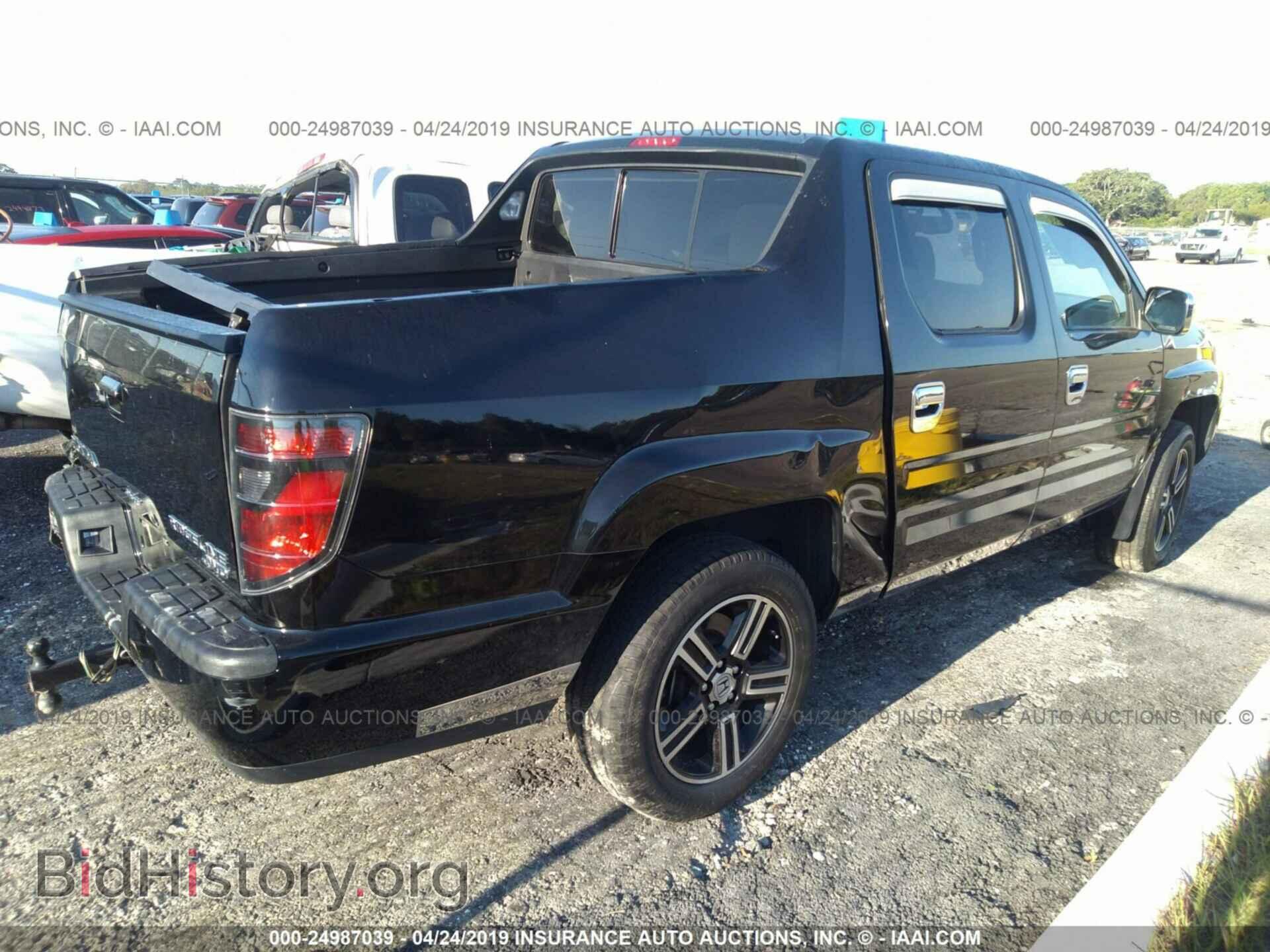 2014 HONDA RIDGELINE - VIN: 5FPYK1F73EB009685 - Фото 4