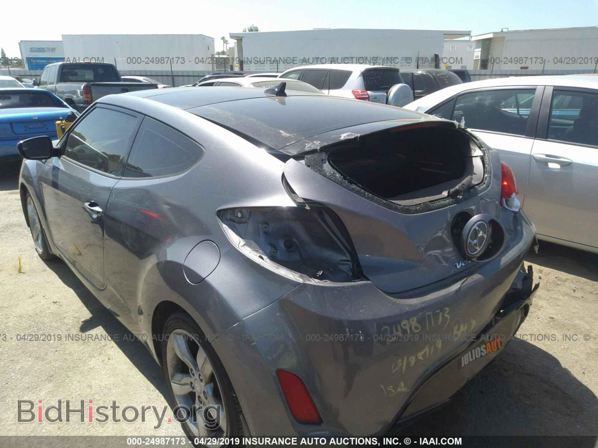 2014 HYUNDAI VELOSTER - VIN: KMHTC6AD4EU213876 - Фото 3